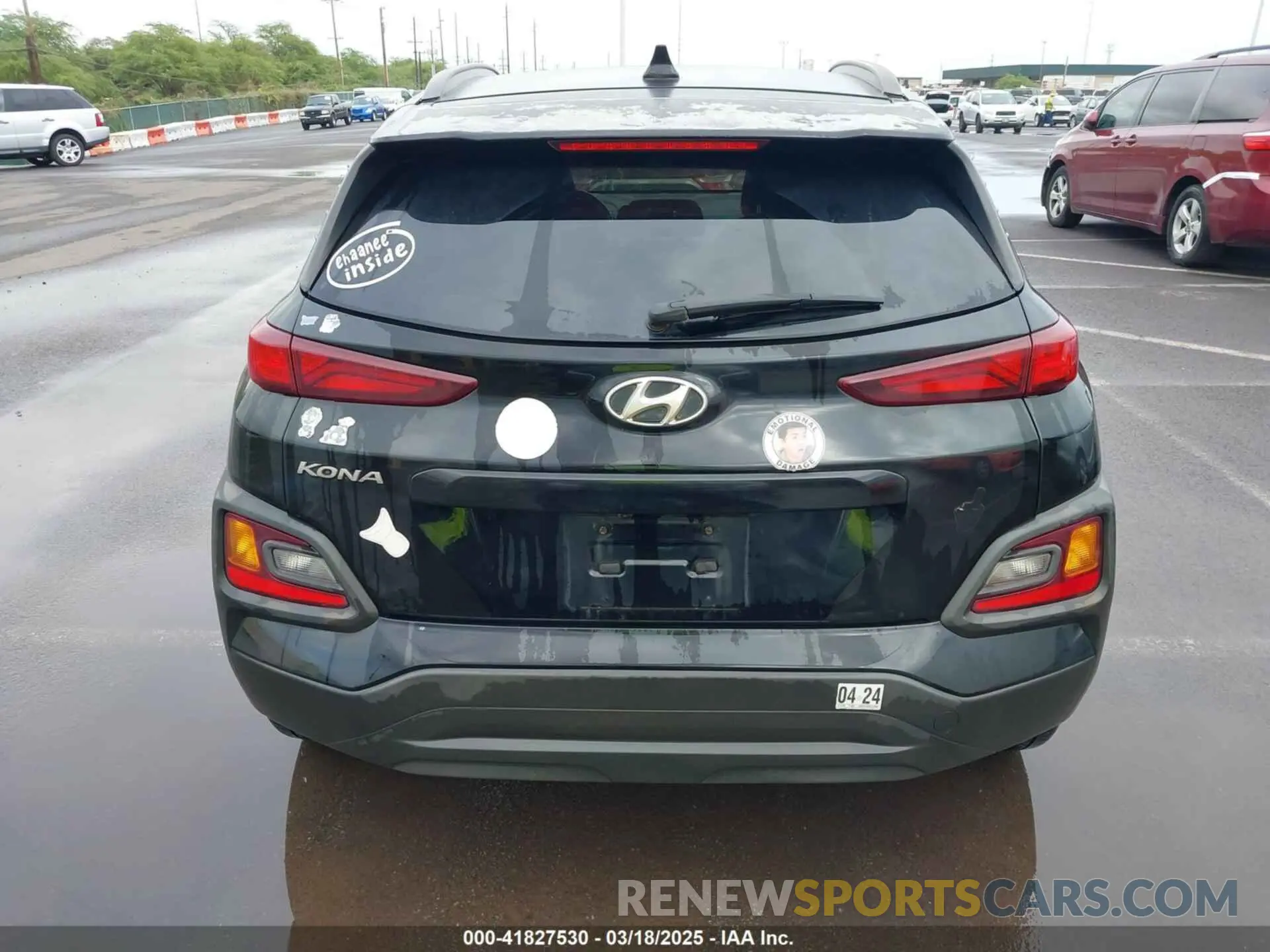 16 Photograph of a damaged car KM8K62AA3KU255694 HYUNDAI KONA 2019