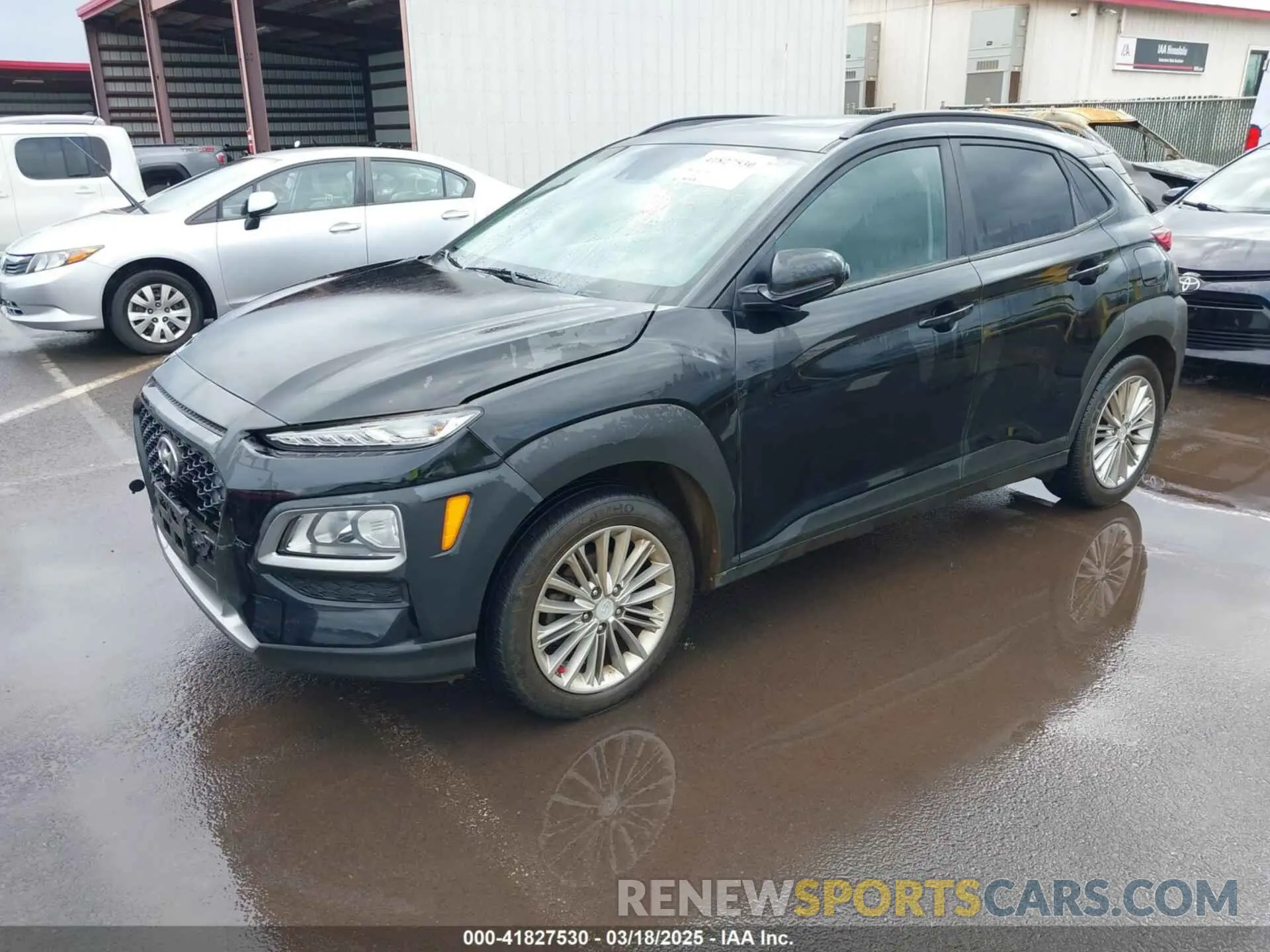 2 Photograph of a damaged car KM8K62AA3KU255694 HYUNDAI KONA 2019