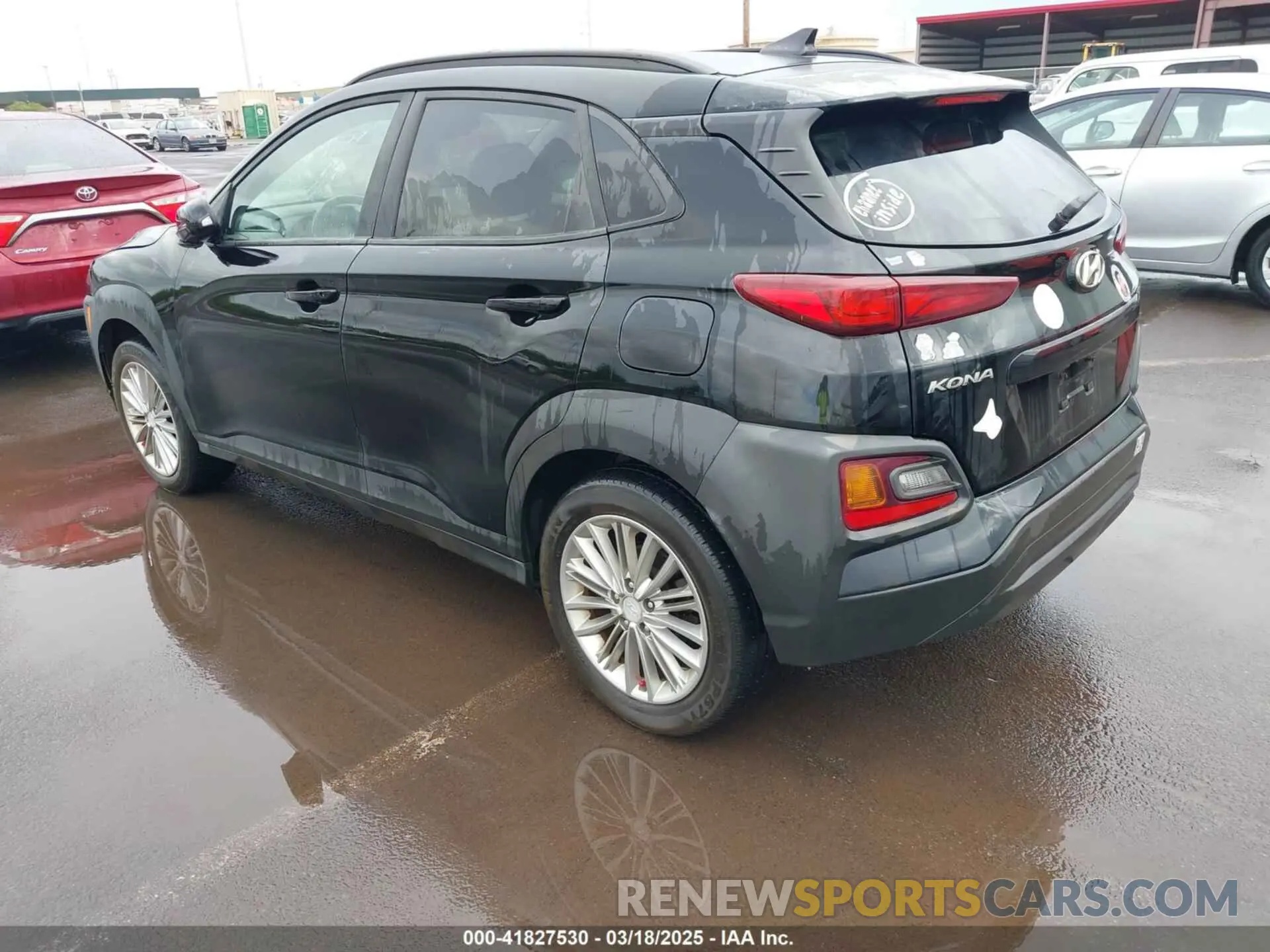 3 Photograph of a damaged car KM8K62AA3KU255694 HYUNDAI KONA 2019
