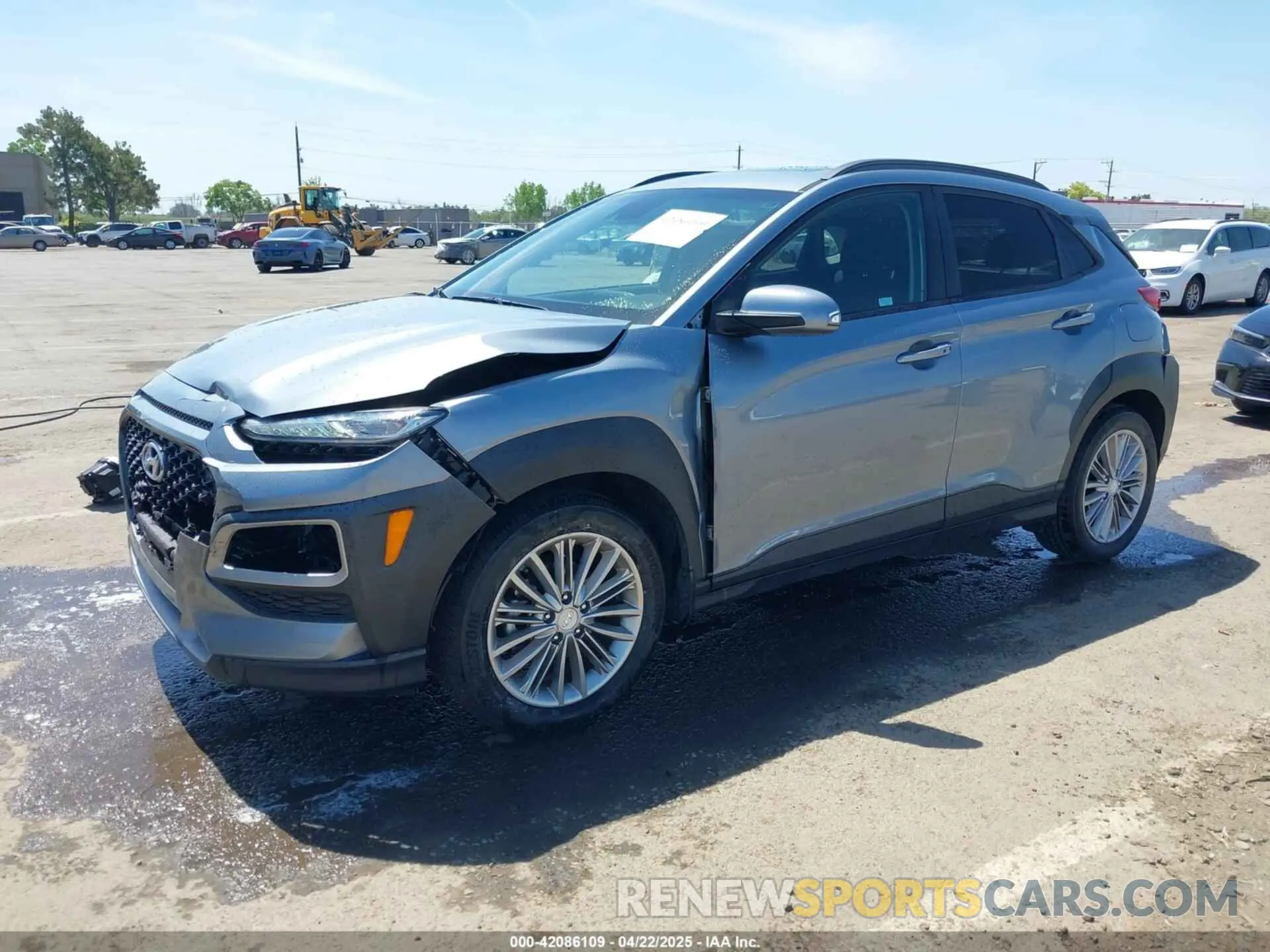 2 Photograph of a damaged car KM8K62AA9KU282916 HYUNDAI KONA 2019