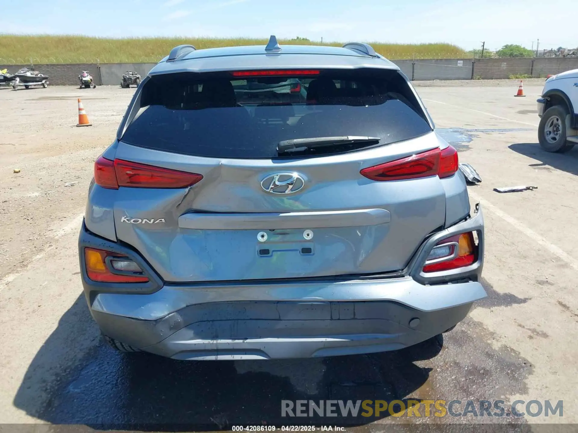 6 Photograph of a damaged car KM8K62AA9KU282916 HYUNDAI KONA 2019