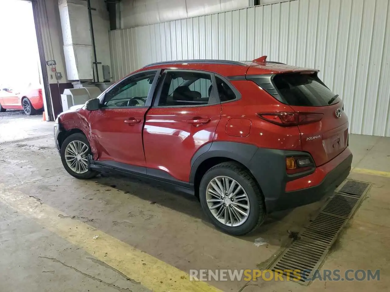 2 Фотография поврежденного автомобиля KM8K6CAA6KU257297 HYUNDAI KONA 2019