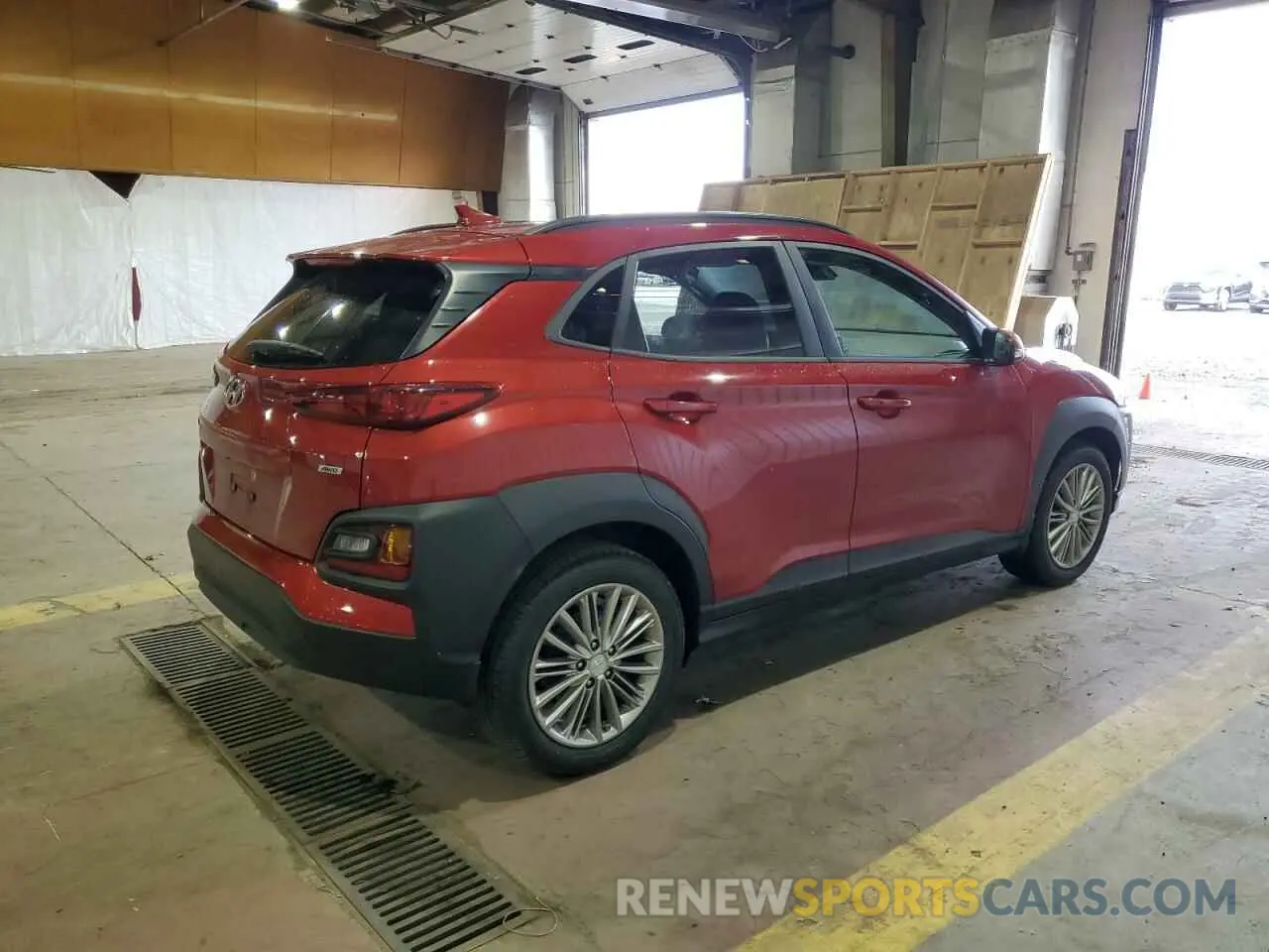 3 Фотография поврежденного автомобиля KM8K6CAA6KU257297 HYUNDAI KONA 2019