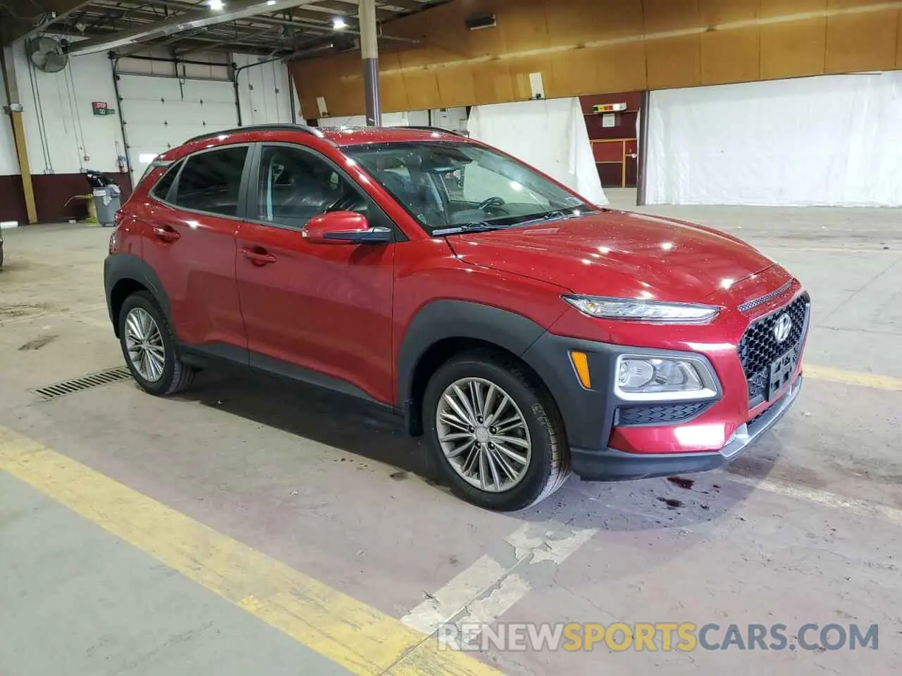 4 Фотография поврежденного автомобиля KM8K6CAA6KU257297 HYUNDAI KONA 2019