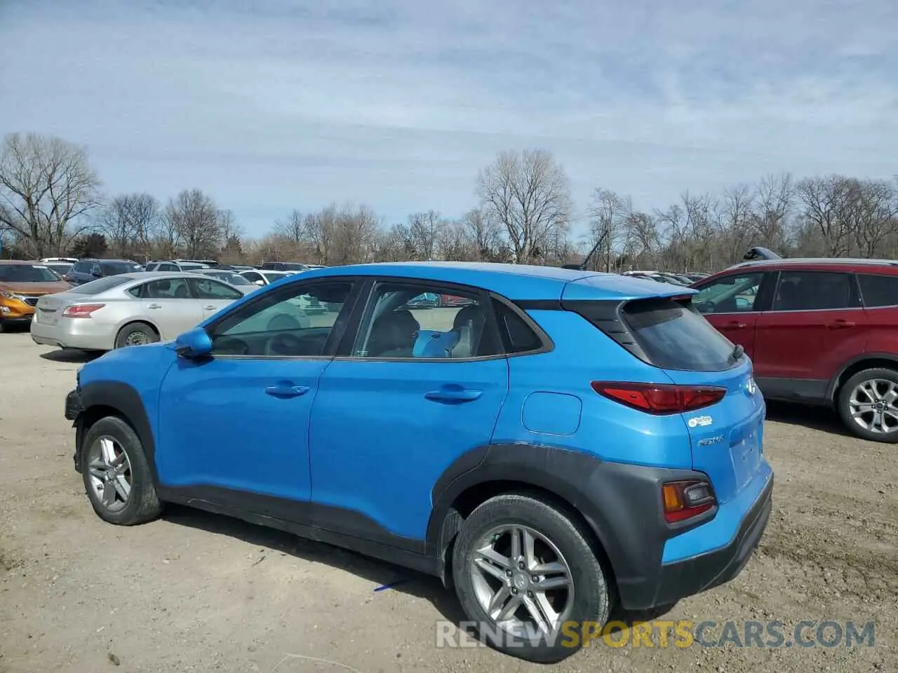 2 Photograph of a damaged car KM8K12AA0LU408452 HYUNDAI KONA 2020