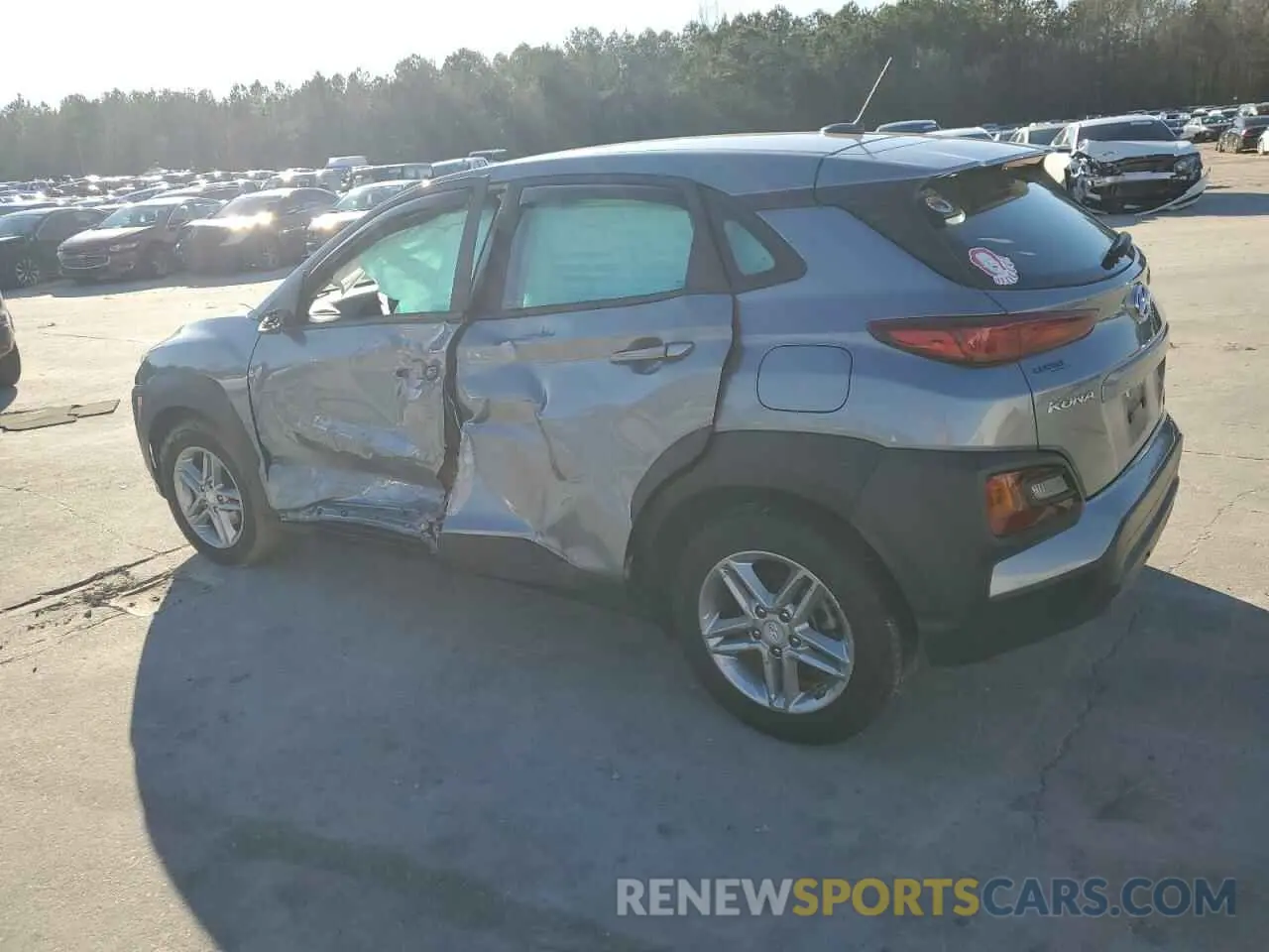 2 Фотография поврежденного автомобиля KM8K12AA0LU427258 HYUNDAI KONA 2020