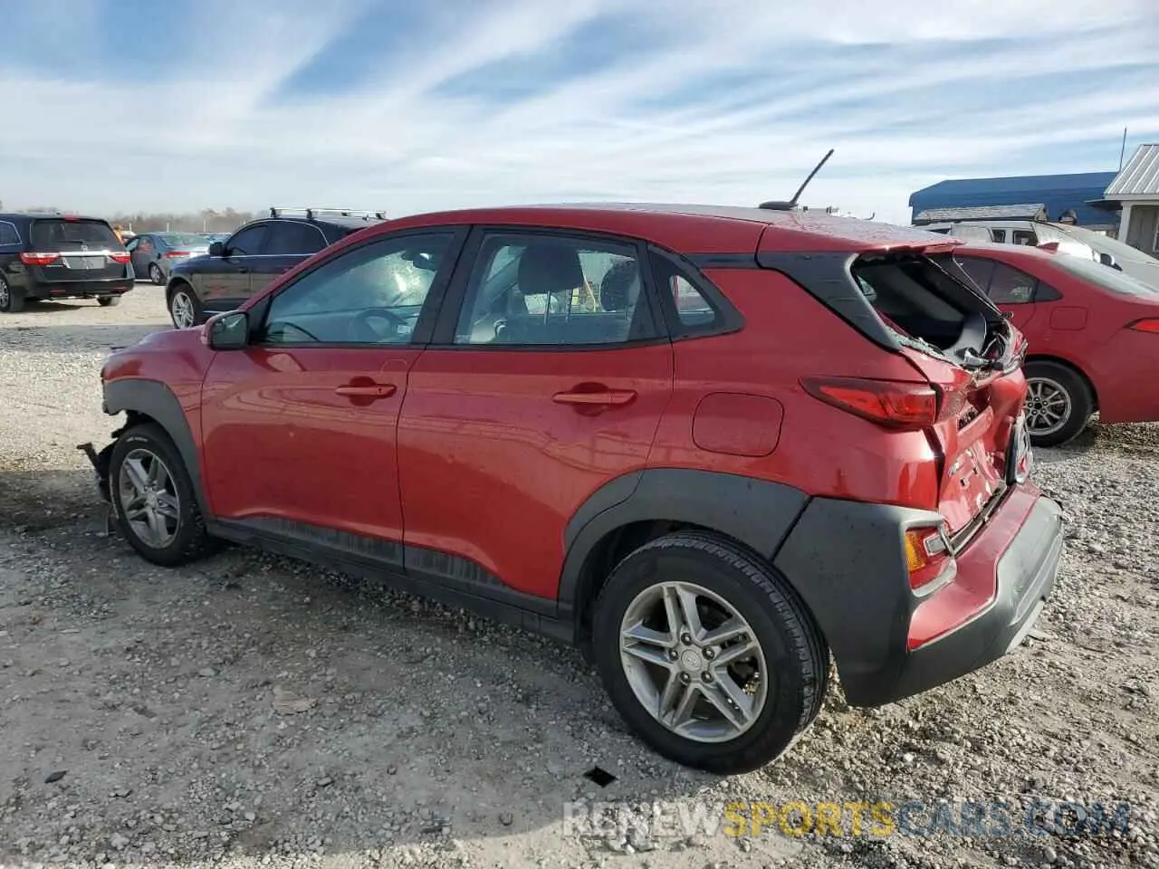 2 Фотография поврежденного автомобиля KM8K12AA3LU480116 HYUNDAI KONA 2020