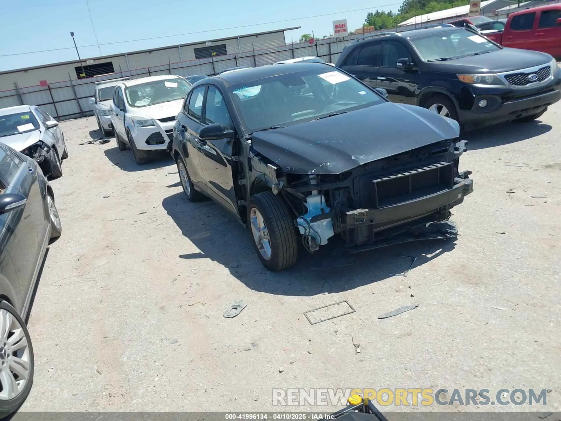 1 Photograph of a damaged car KM8K12AA4LU401276 HYUNDAI KONA 2020