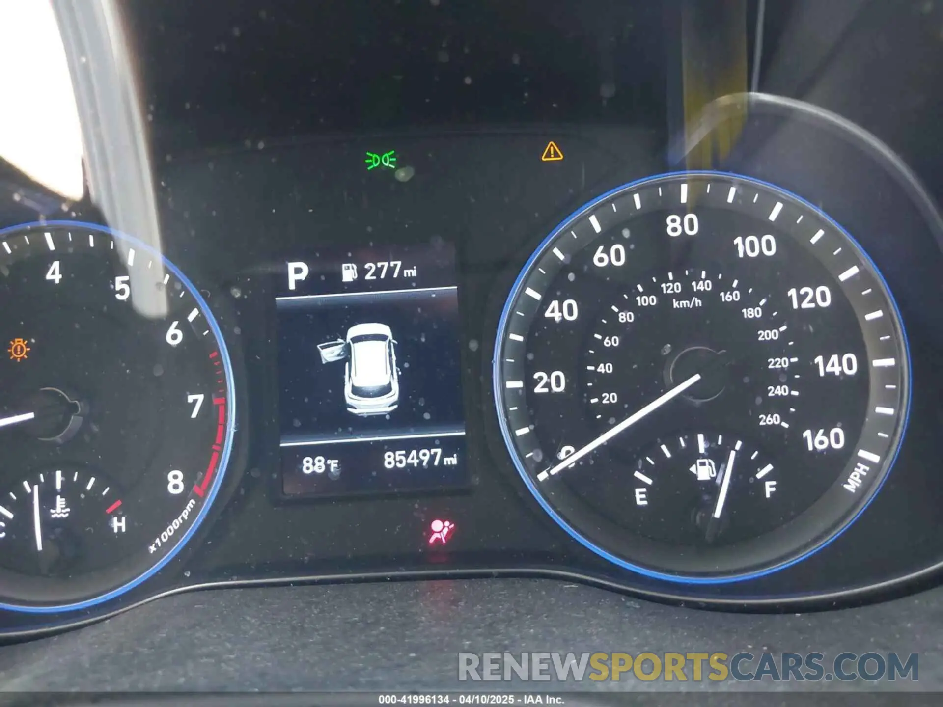 7 Photograph of a damaged car KM8K12AA4LU401276 HYUNDAI KONA 2020