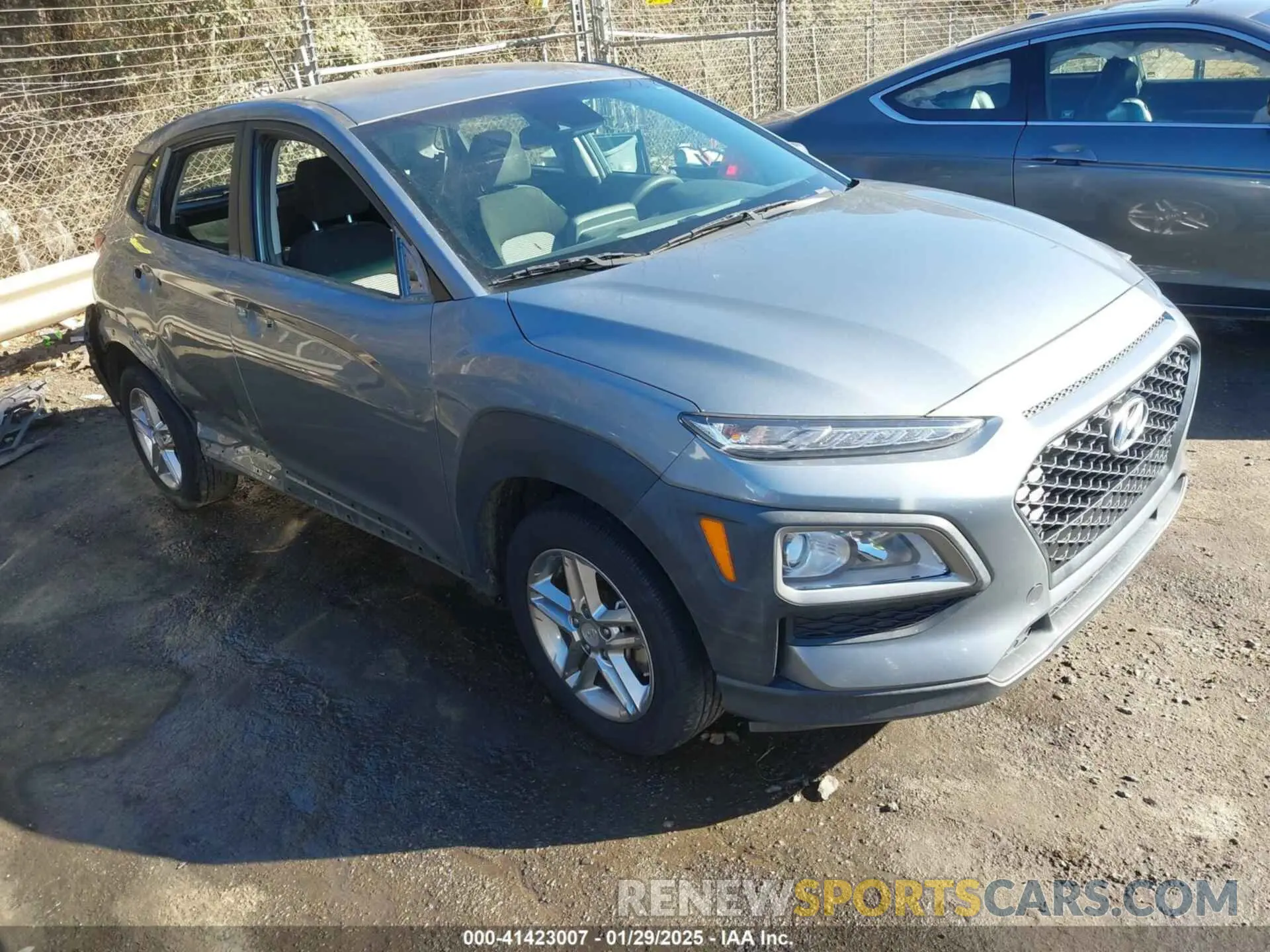 1 Photograph of a damaged car KM8K12AA4LU504536 HYUNDAI KONA 2020