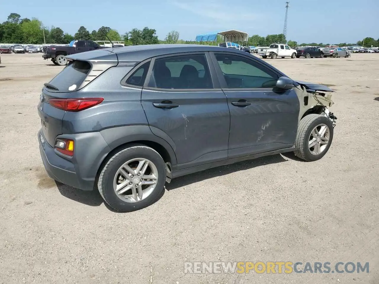 3 Фотография поврежденного автомобиля KM8K12AA6LU523069 HYUNDAI KONA 2020