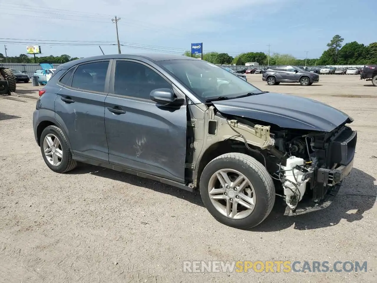 4 Фотография поврежденного автомобиля KM8K12AA6LU523069 HYUNDAI KONA 2020
