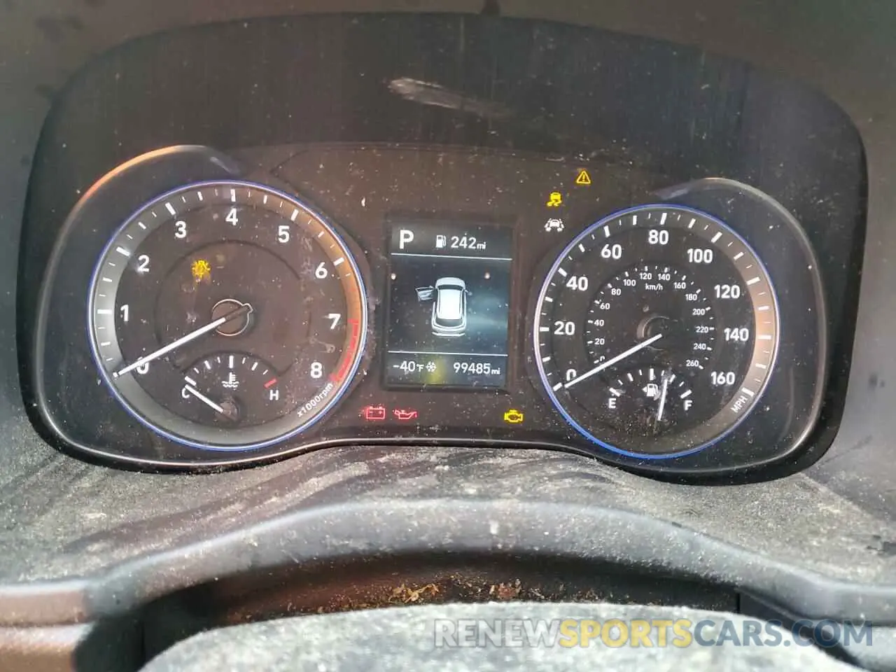 9 Photograph of a damaged car KM8K12AA7LU511898 HYUNDAI KONA 2020