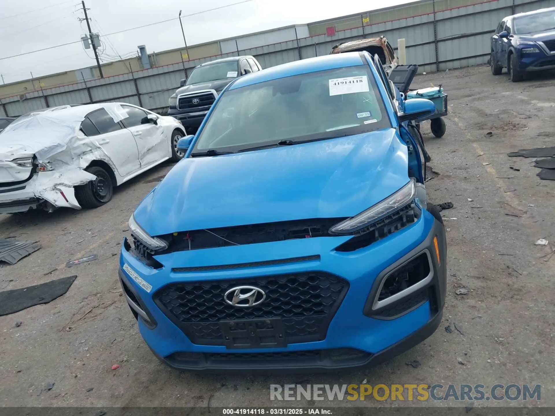12 Photograph of a damaged car KM8K12AA8LU441005 HYUNDAI KONA 2020