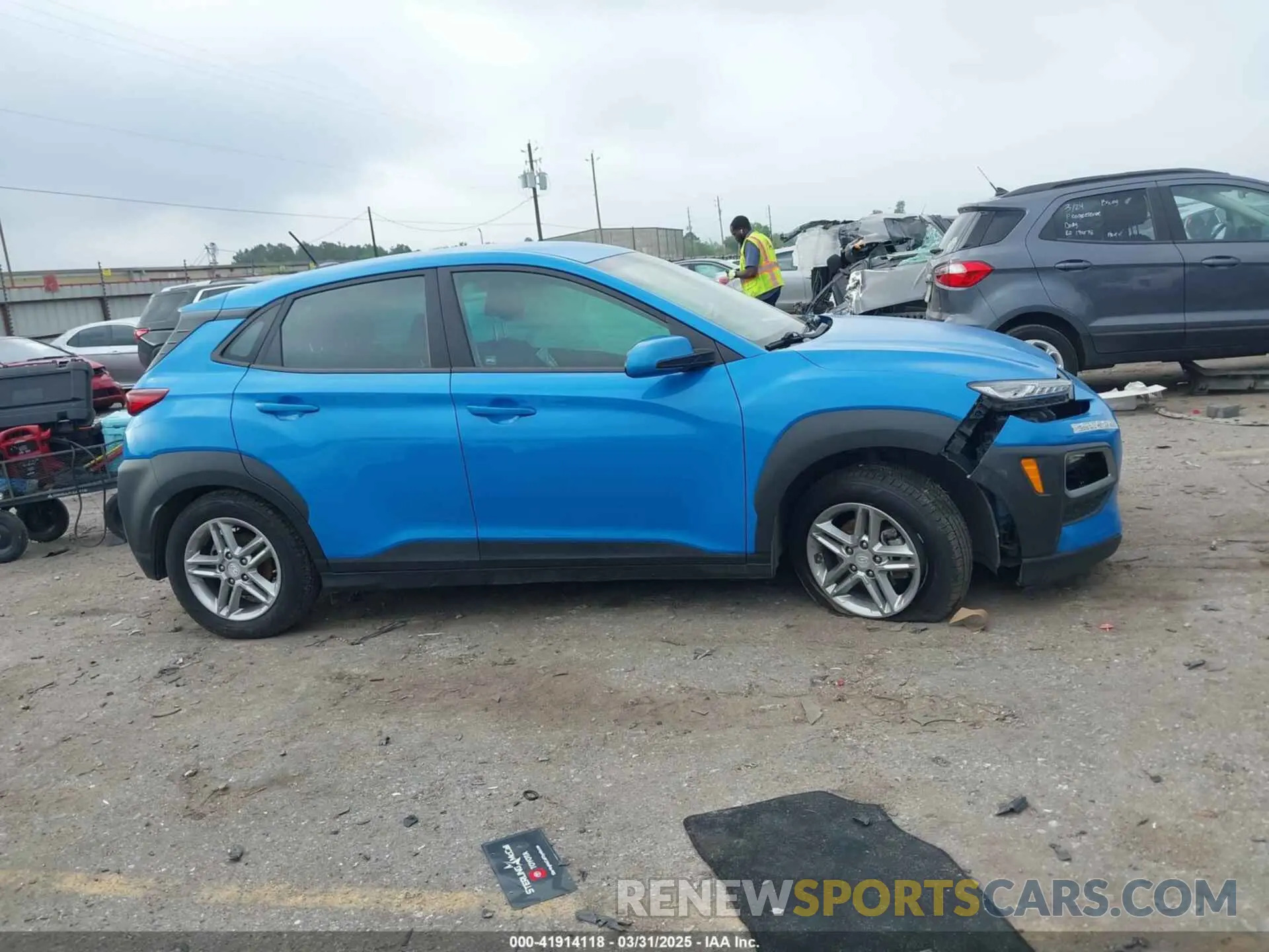 13 Photograph of a damaged car KM8K12AA8LU441005 HYUNDAI KONA 2020