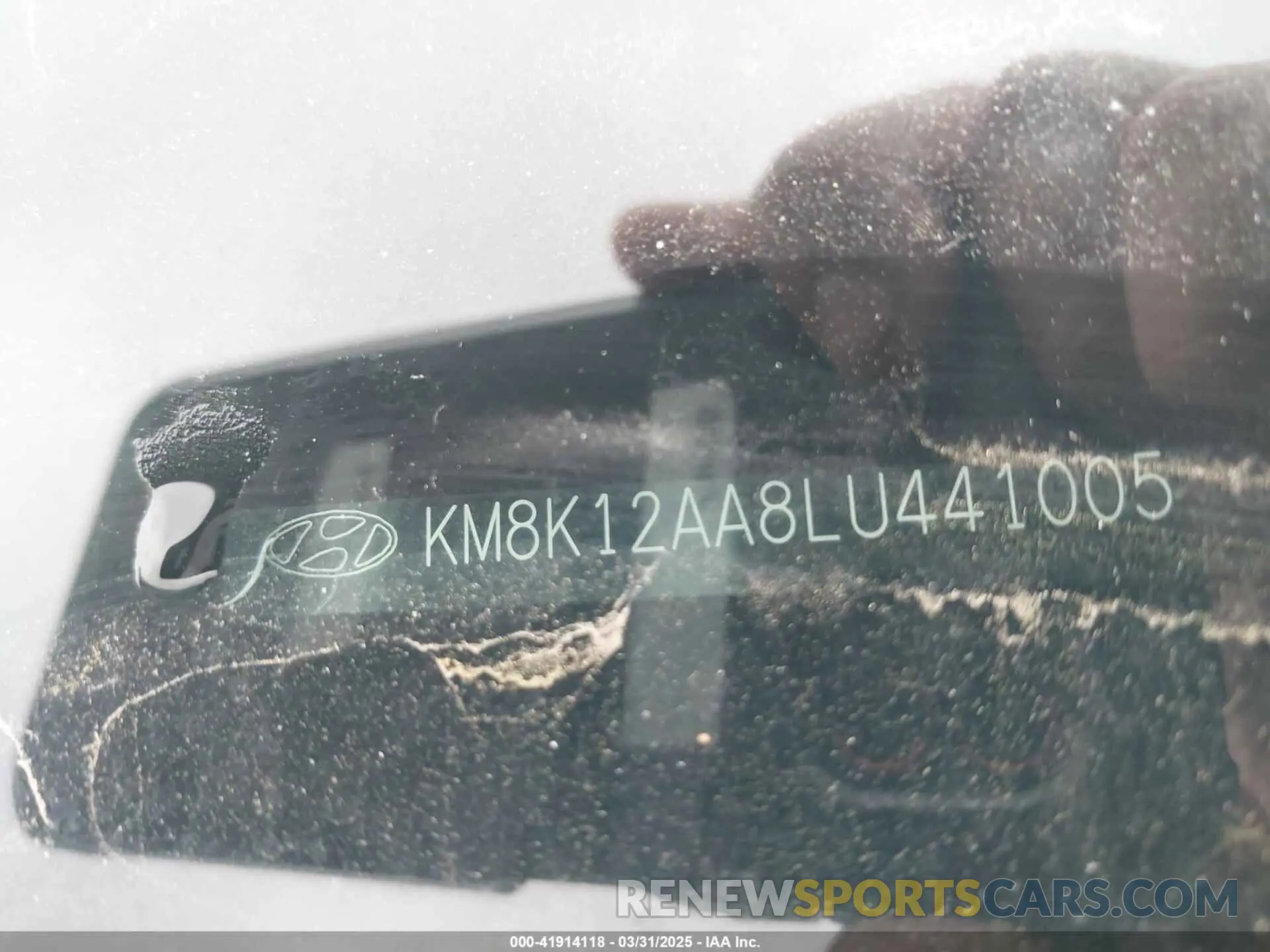 9 Photograph of a damaged car KM8K12AA8LU441005 HYUNDAI KONA 2020