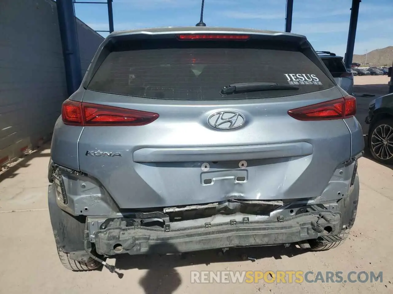 6 Photograph of a damaged car KM8K12AA8LU467877 HYUNDAI KONA 2020