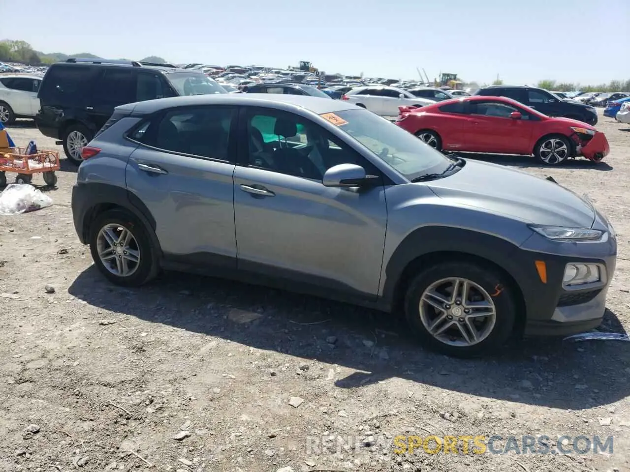 4 Photograph of a damaged car KM8K12AAXLU445430 HYUNDAI KONA 2020