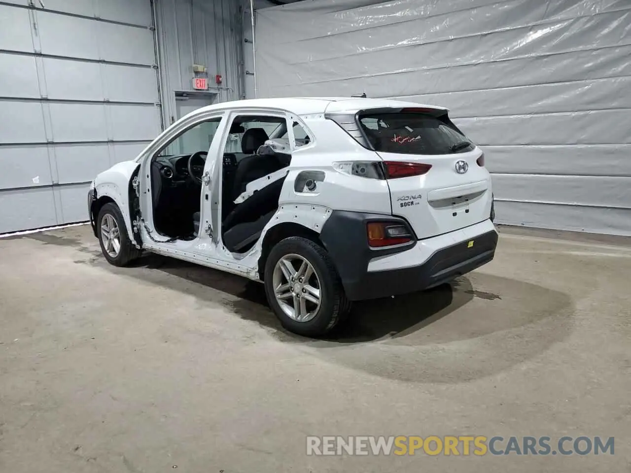 2 Photograph of a damaged car KM8K1CAA0LU416587 HYUNDAI KONA 2020