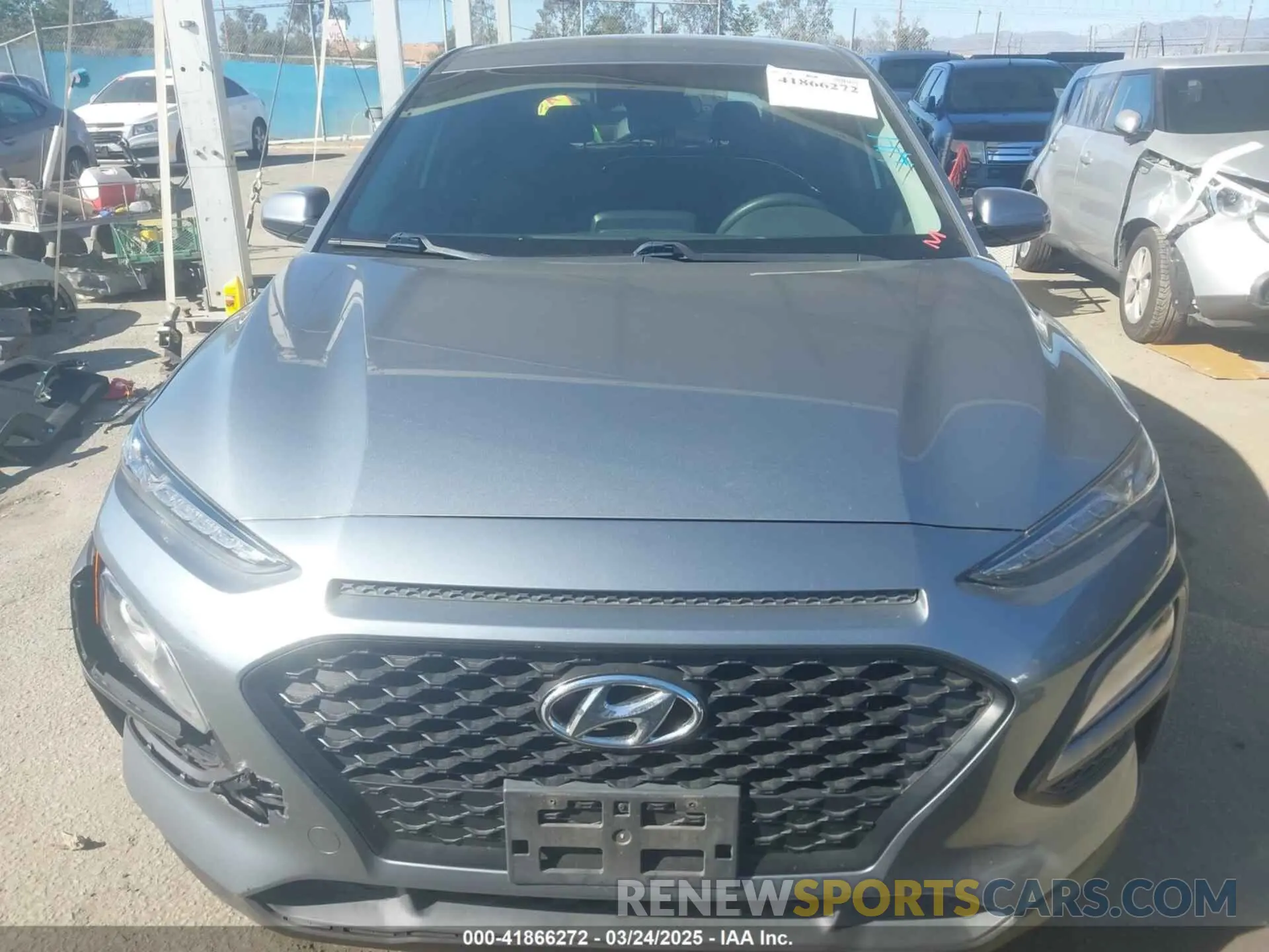 12 Photograph of a damaged car KM8K1CAA0LU483447 HYUNDAI KONA 2020