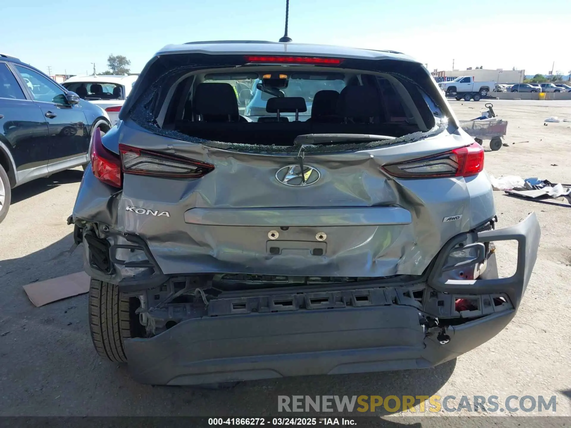16 Photograph of a damaged car KM8K1CAA0LU483447 HYUNDAI KONA 2020