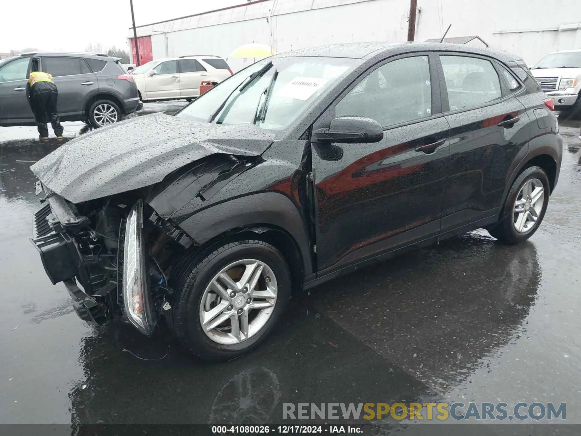 2 Photograph of a damaged car KM8K1CAA0LU493220 HYUNDAI KONA 2020