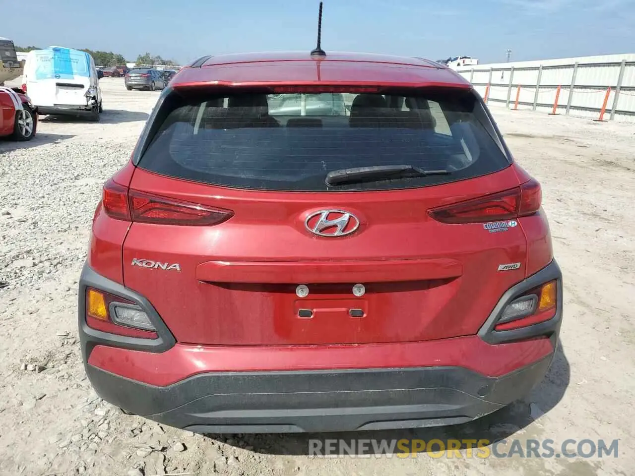 6 Photograph of a damaged car KM8K1CAA0LU528080 HYUNDAI KONA 2020