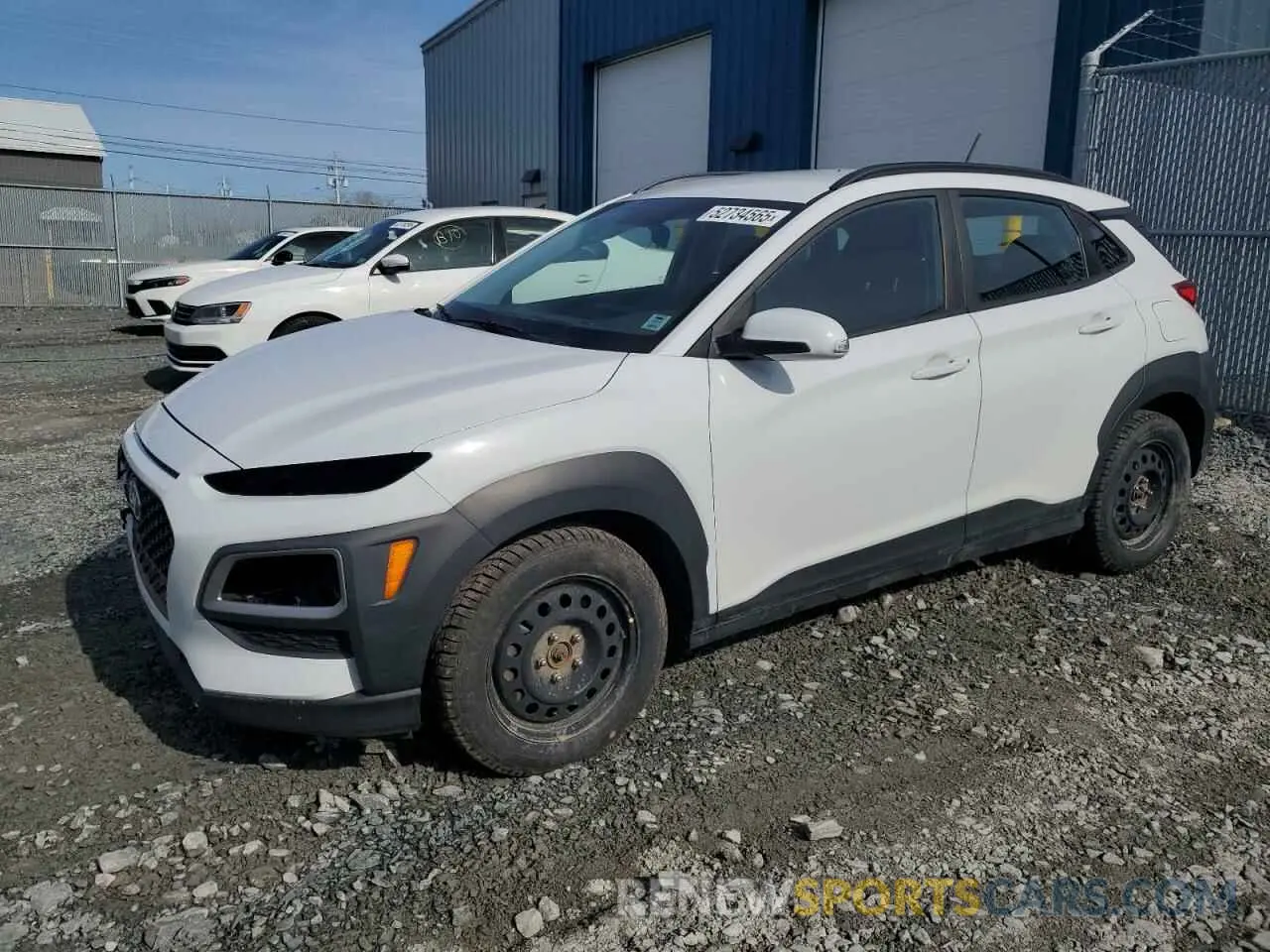 1 Photograph of a damaged car KM8K1CAA0LU583404 HYUNDAI KONA 2020