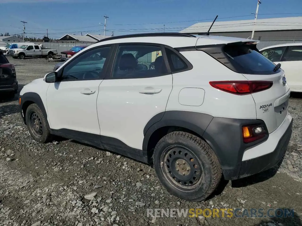 2 Photograph of a damaged car KM8K1CAA0LU583404 HYUNDAI KONA 2020