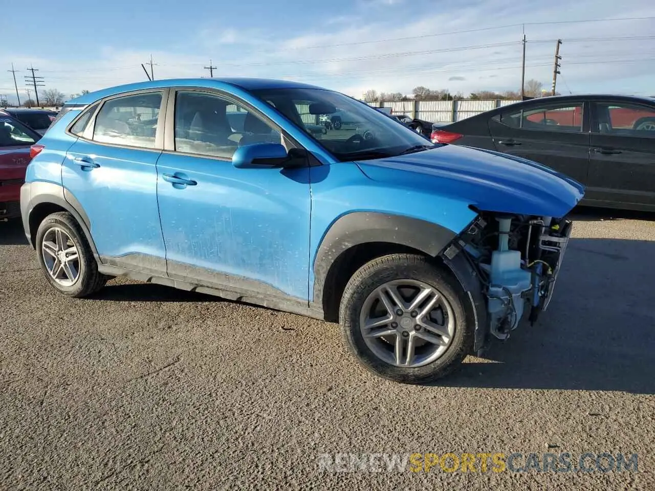 4 Фотография поврежденного автомобиля KM8K1CAA2LU480257 HYUNDAI KONA 2020