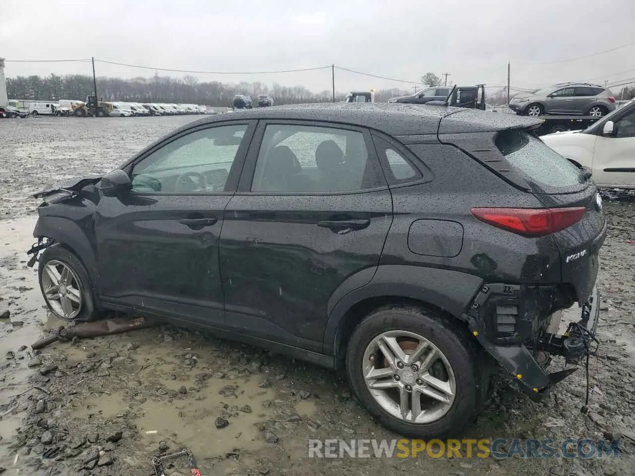 2 Photograph of a damaged car KM8K1CAA2LU555216 HYUNDAI KONA 2020