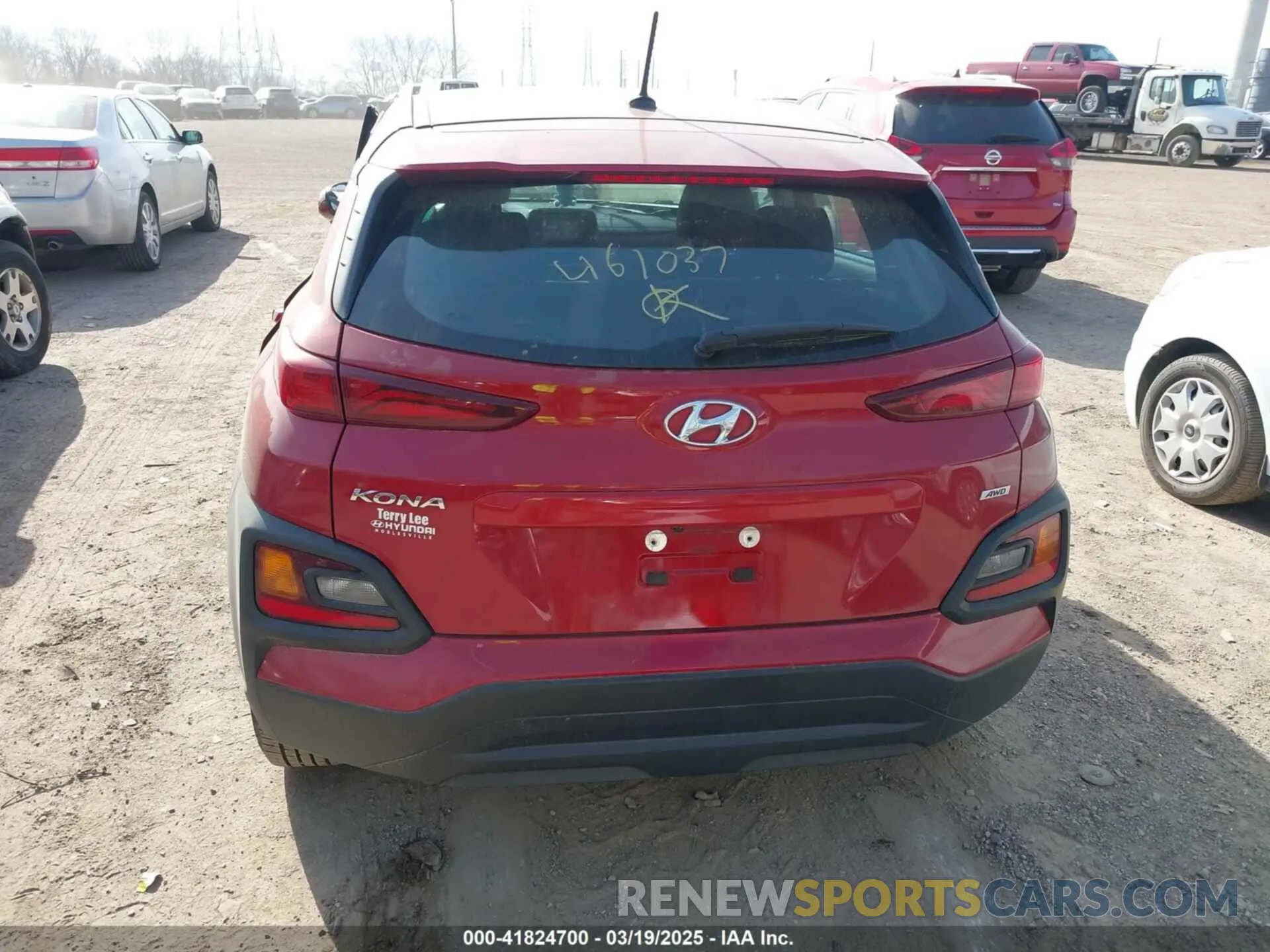 16 Photograph of a damaged car KM8K1CAA3LU461037 HYUNDAI KONA 2020