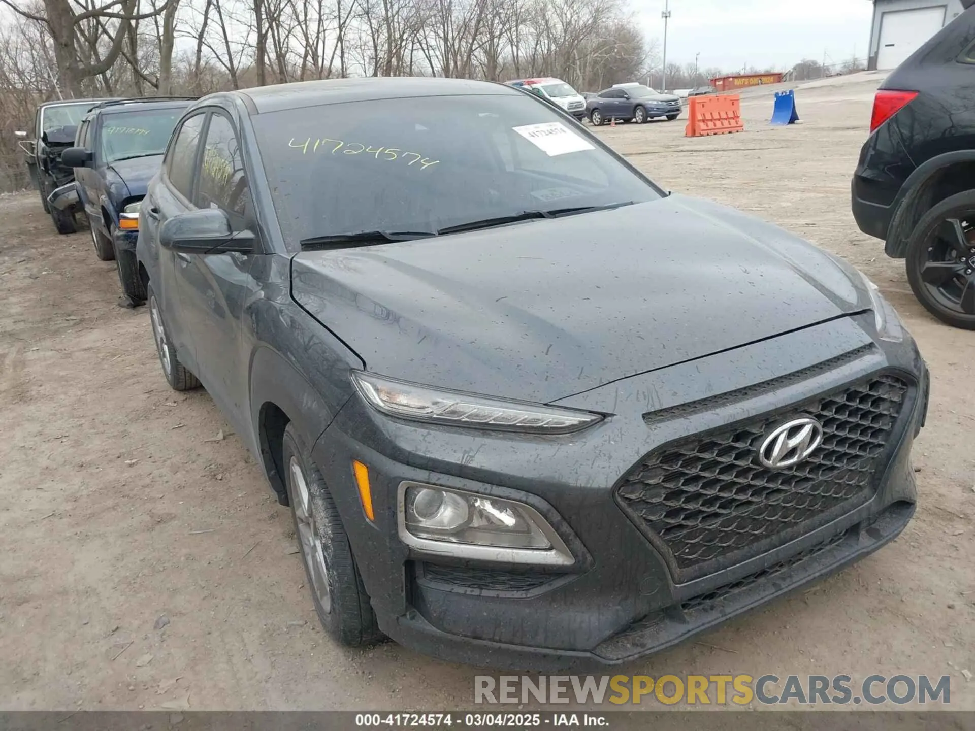 1 Photograph of a damaged car KM8K1CAA5LU417461 HYUNDAI KONA 2020