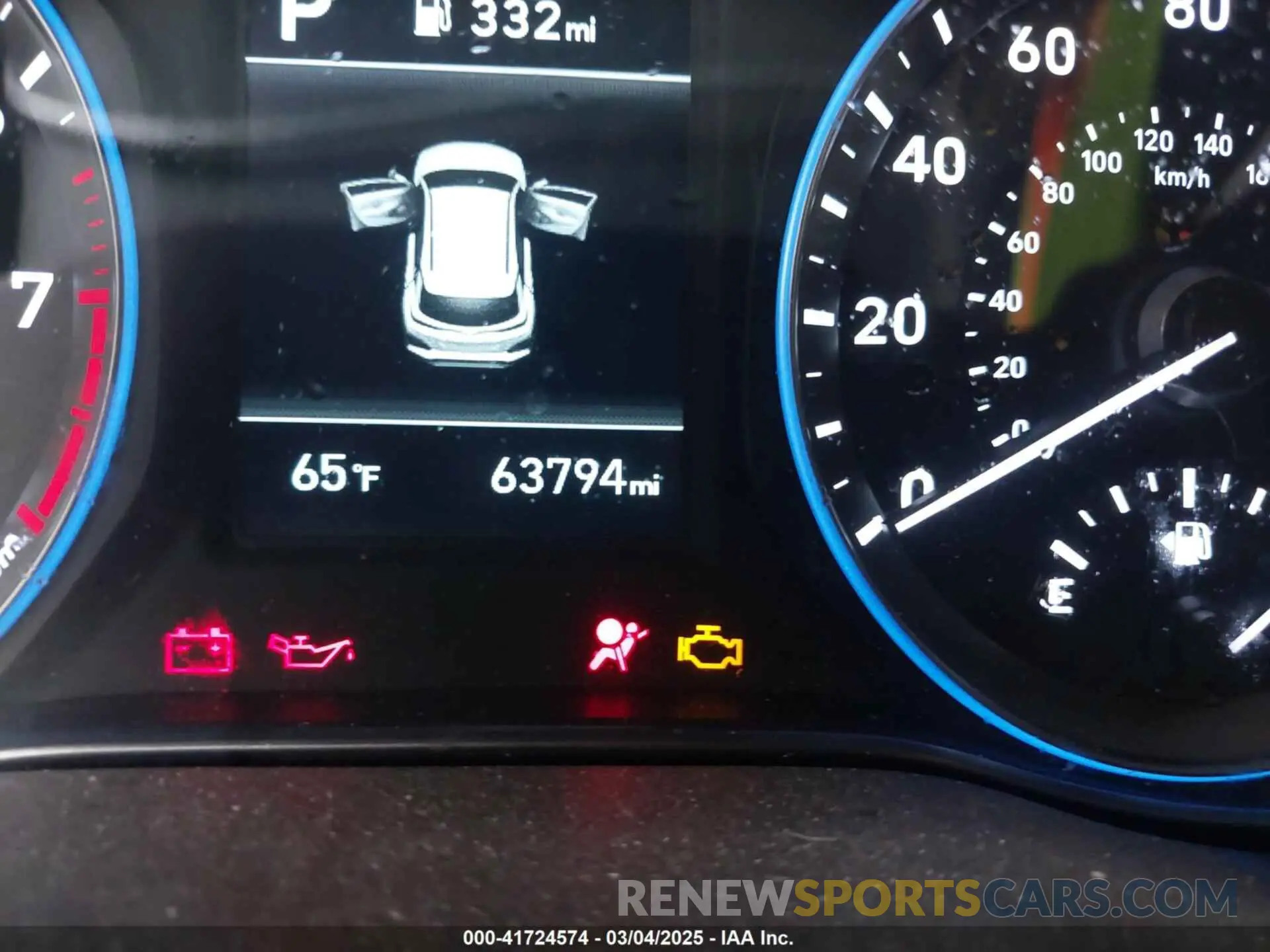 15 Photograph of a damaged car KM8K1CAA5LU417461 HYUNDAI KONA 2020