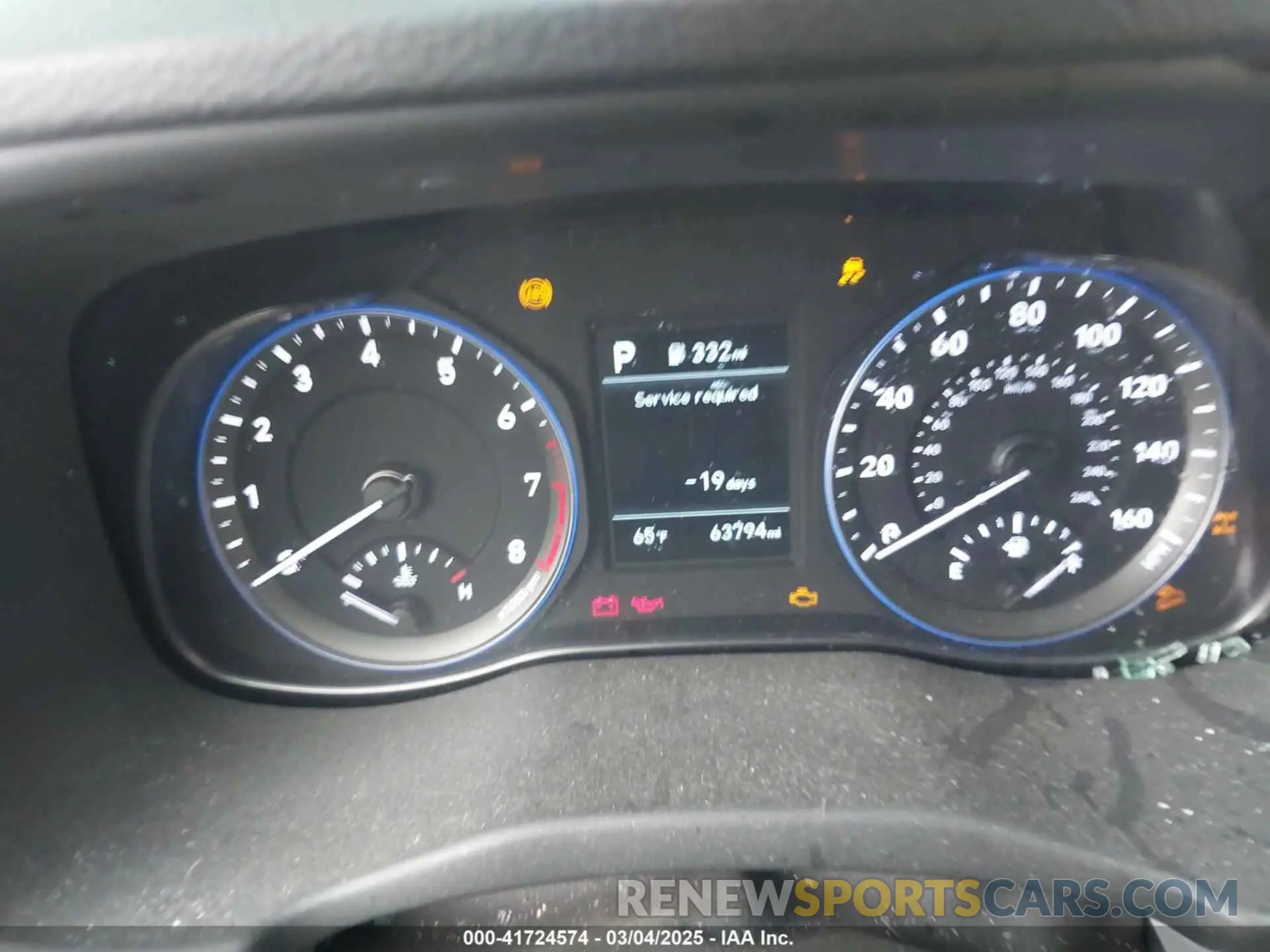 7 Photograph of a damaged car KM8K1CAA5LU417461 HYUNDAI KONA 2020