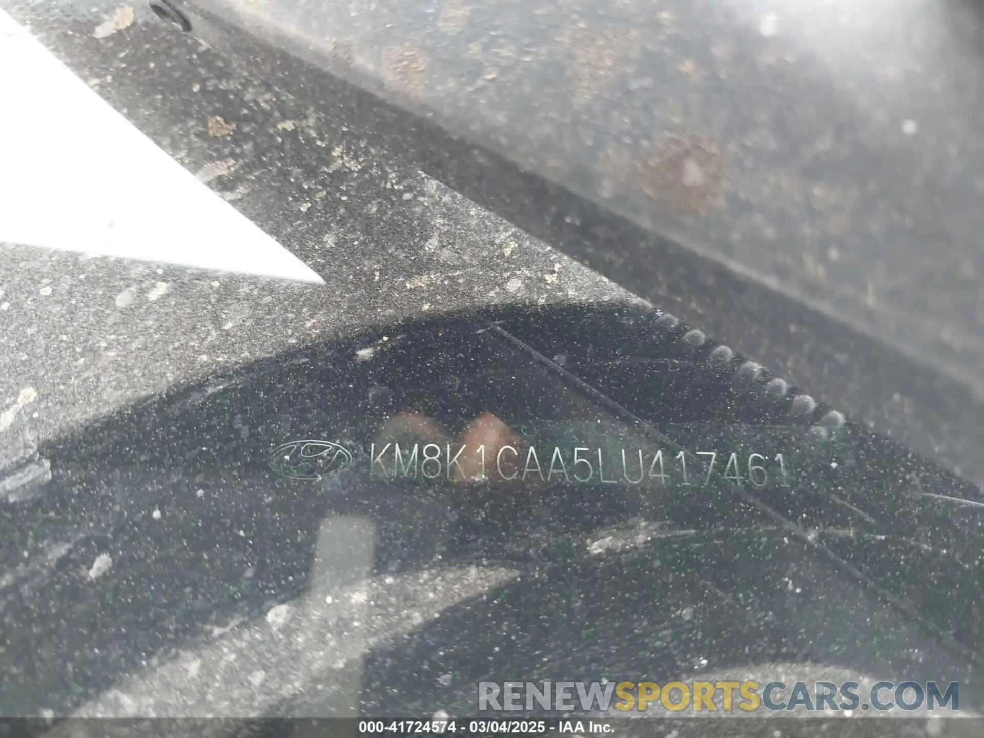 9 Photograph of a damaged car KM8K1CAA5LU417461 HYUNDAI KONA 2020