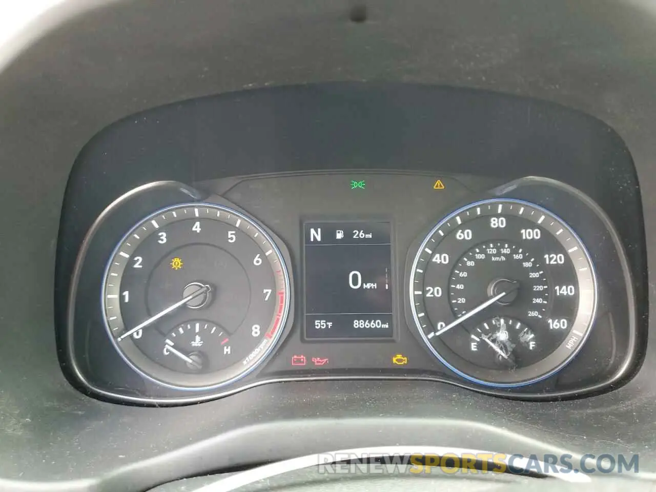 9 Photograph of a damaged car KM8K1CAA6LU408669 HYUNDAI KONA 2020