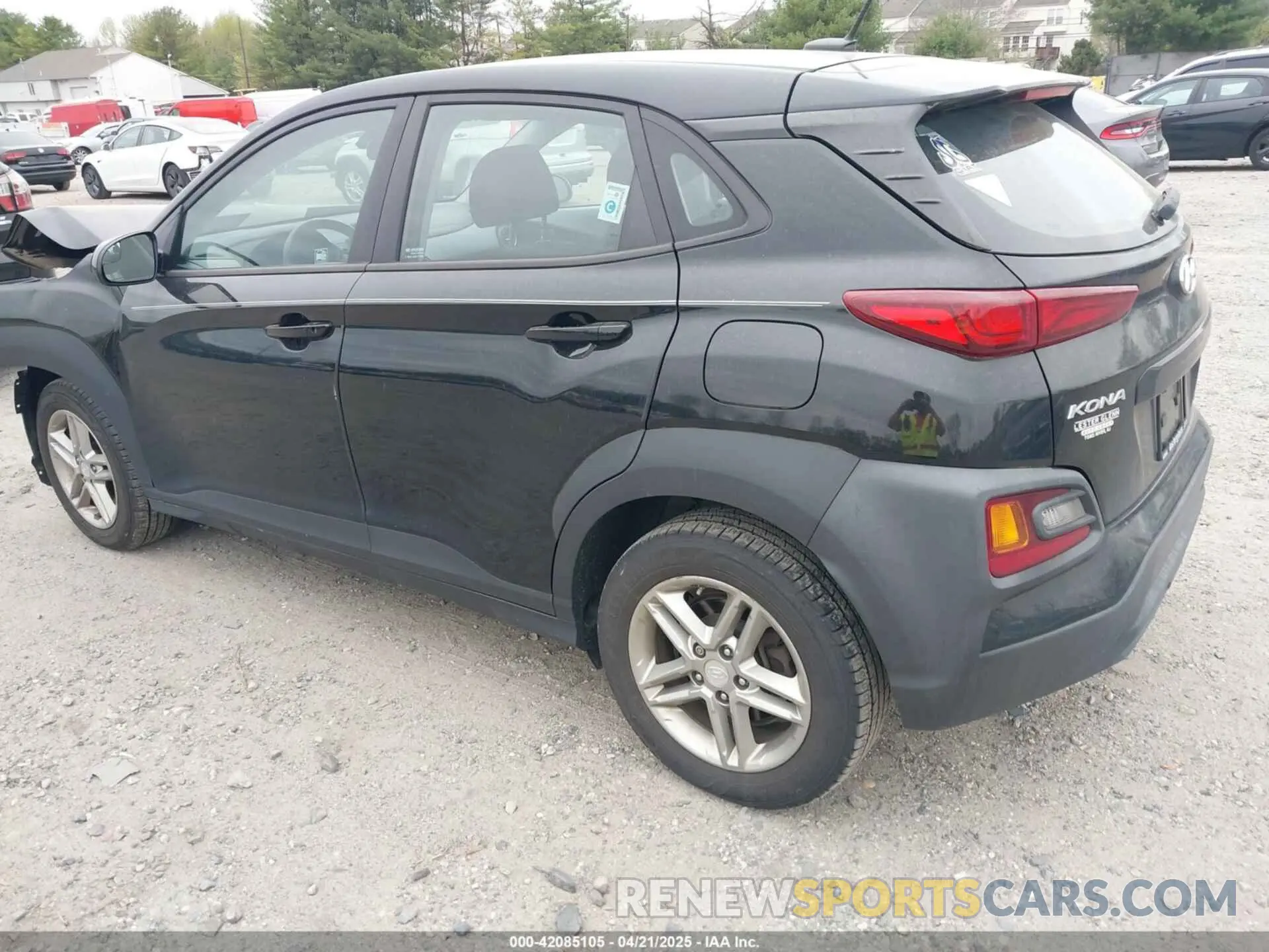 3 Photograph of a damaged car KM8K1CAA6LU527502 HYUNDAI KONA 2020