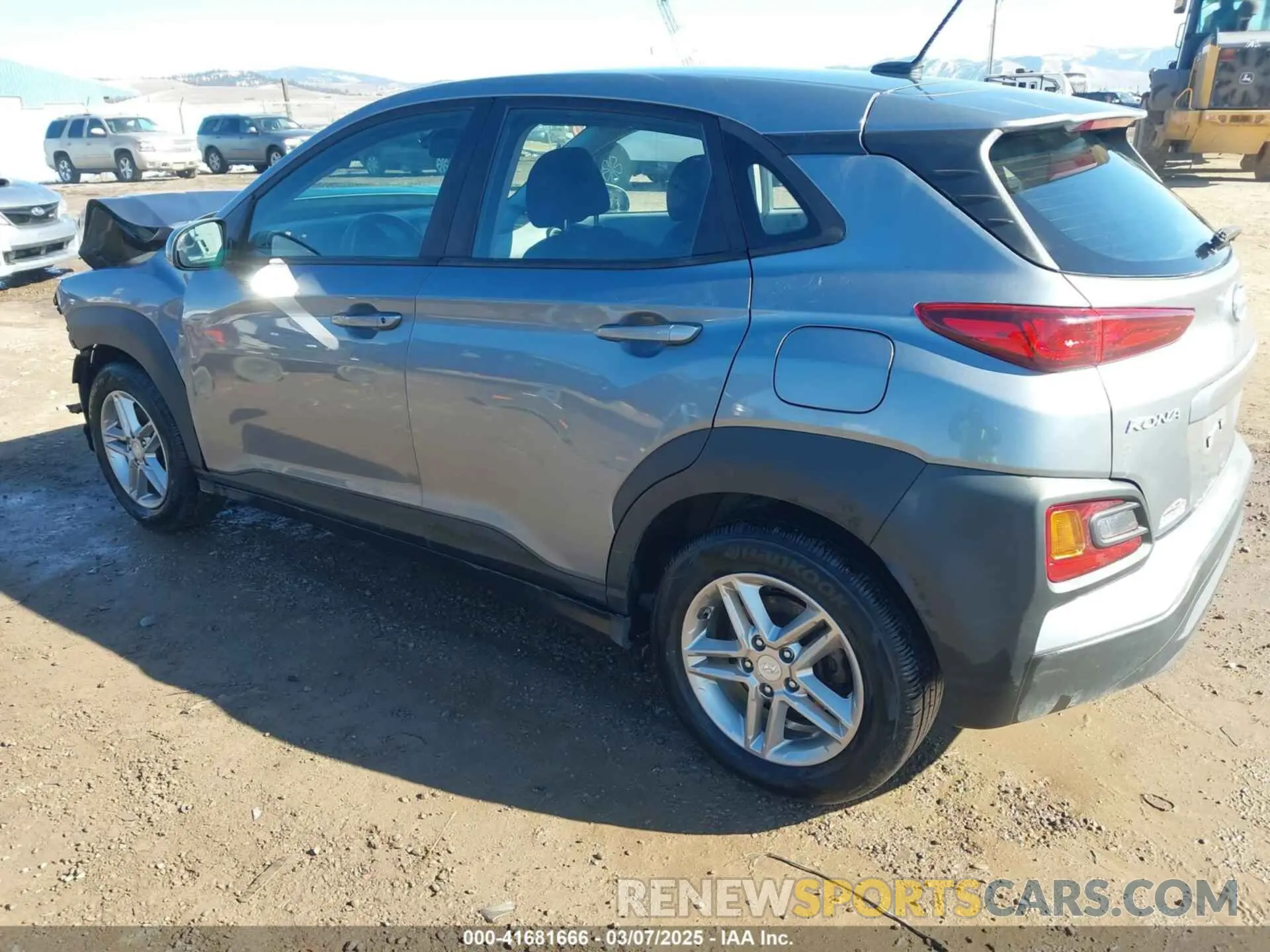 3 Photograph of a damaged car KM8K1CAA6LU585402 HYUNDAI KONA 2020