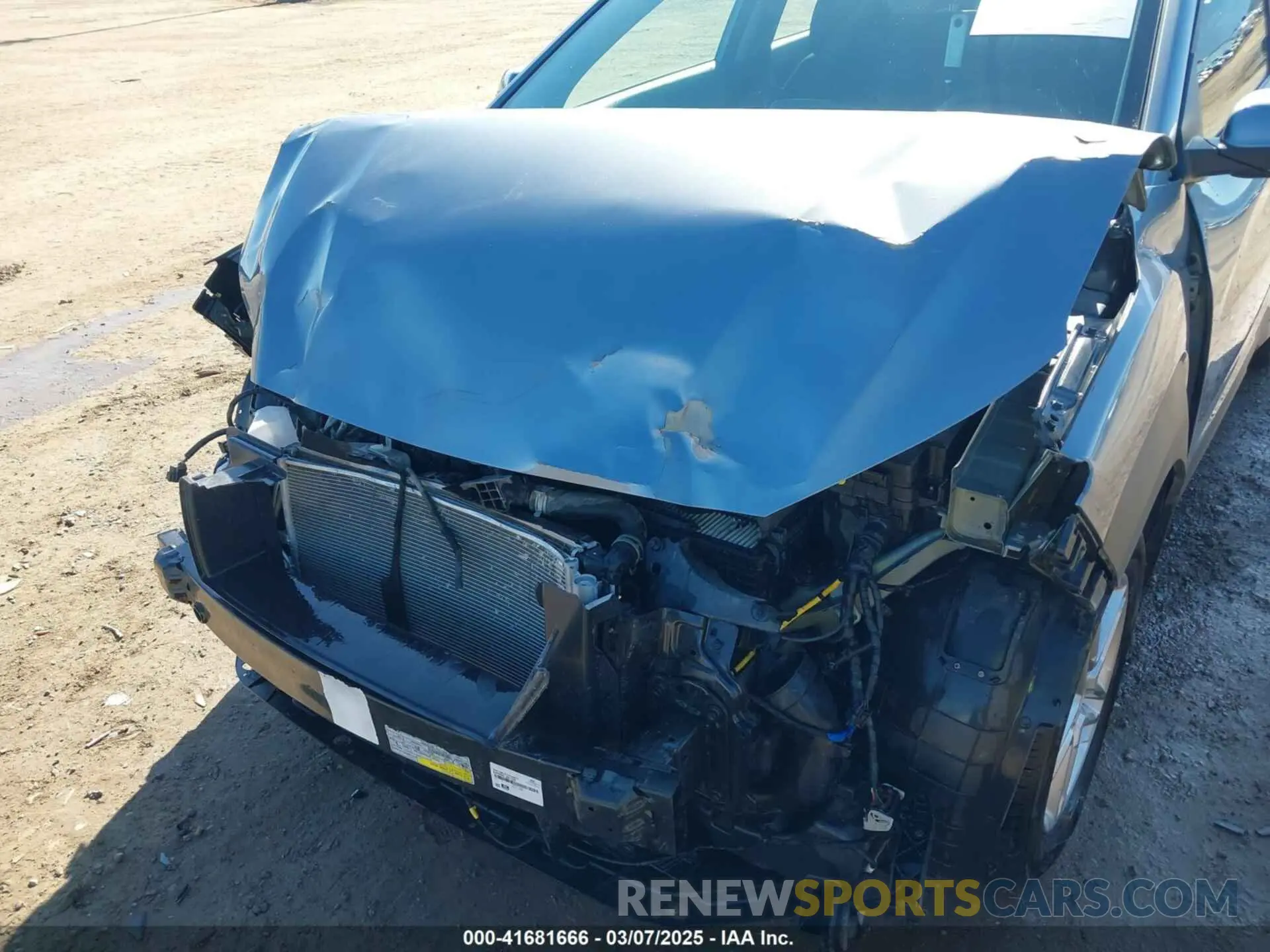 6 Photograph of a damaged car KM8K1CAA6LU585402 HYUNDAI KONA 2020