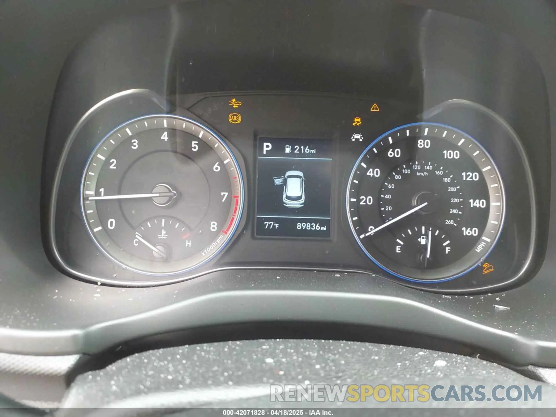 7 Photograph of a damaged car KM8K22AA0LU450469 HYUNDAI KONA 2020