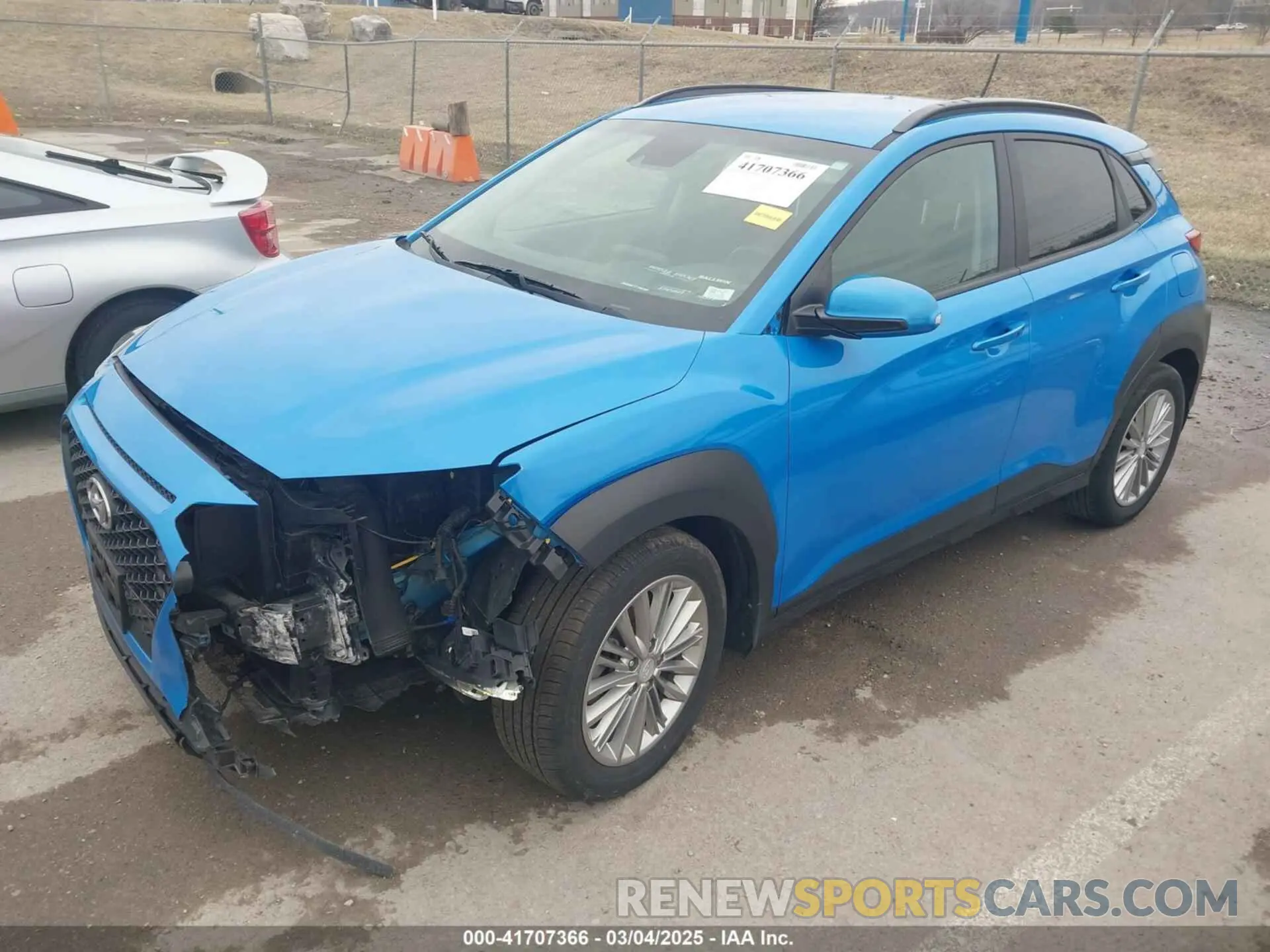 2 Photograph of a damaged car KM8K22AA2LU474451 HYUNDAI KONA 2020