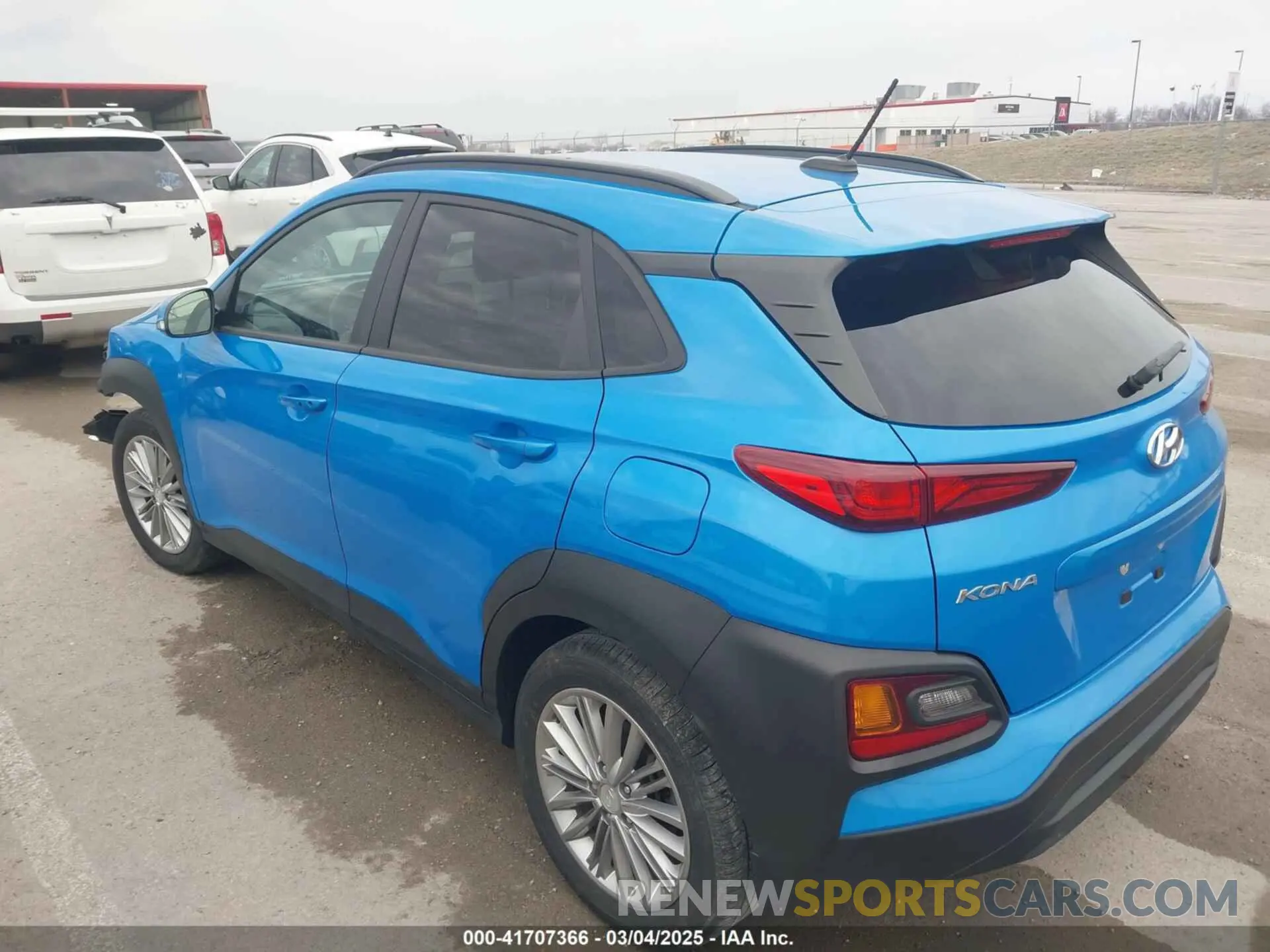 3 Photograph of a damaged car KM8K22AA2LU474451 HYUNDAI KONA 2020