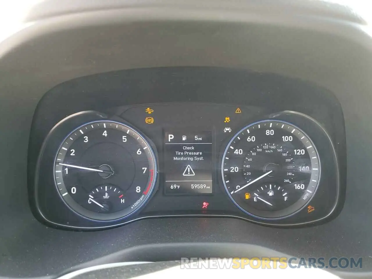 9 Photograph of a damaged car KM8K22AA2LU554316 HYUNDAI KONA 2020