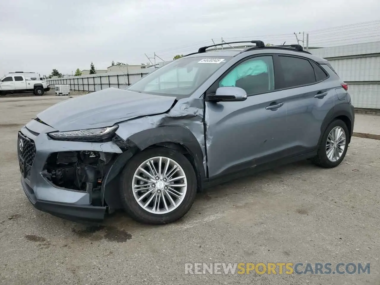 1 Photograph of a damaged car KM8K22AA2LU561377 HYUNDAI KONA 2020