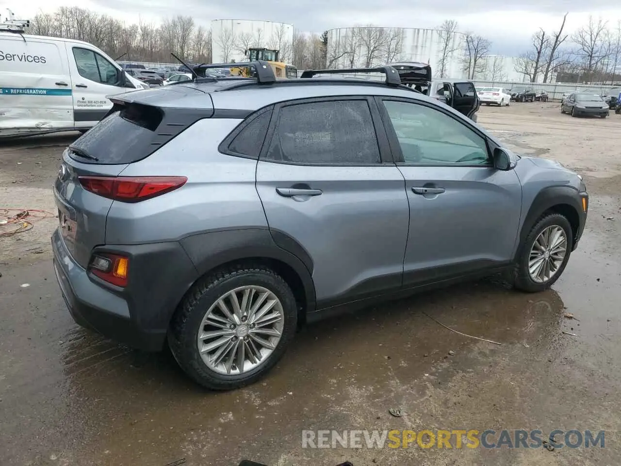 3 Photograph of a damaged car KM8K22AA5LU483144 HYUNDAI KONA 2020
