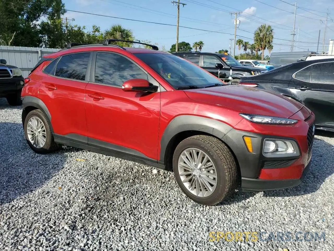 4 Photograph of a damaged car KM8K22AA6LU409554 HYUNDAI KONA 2020