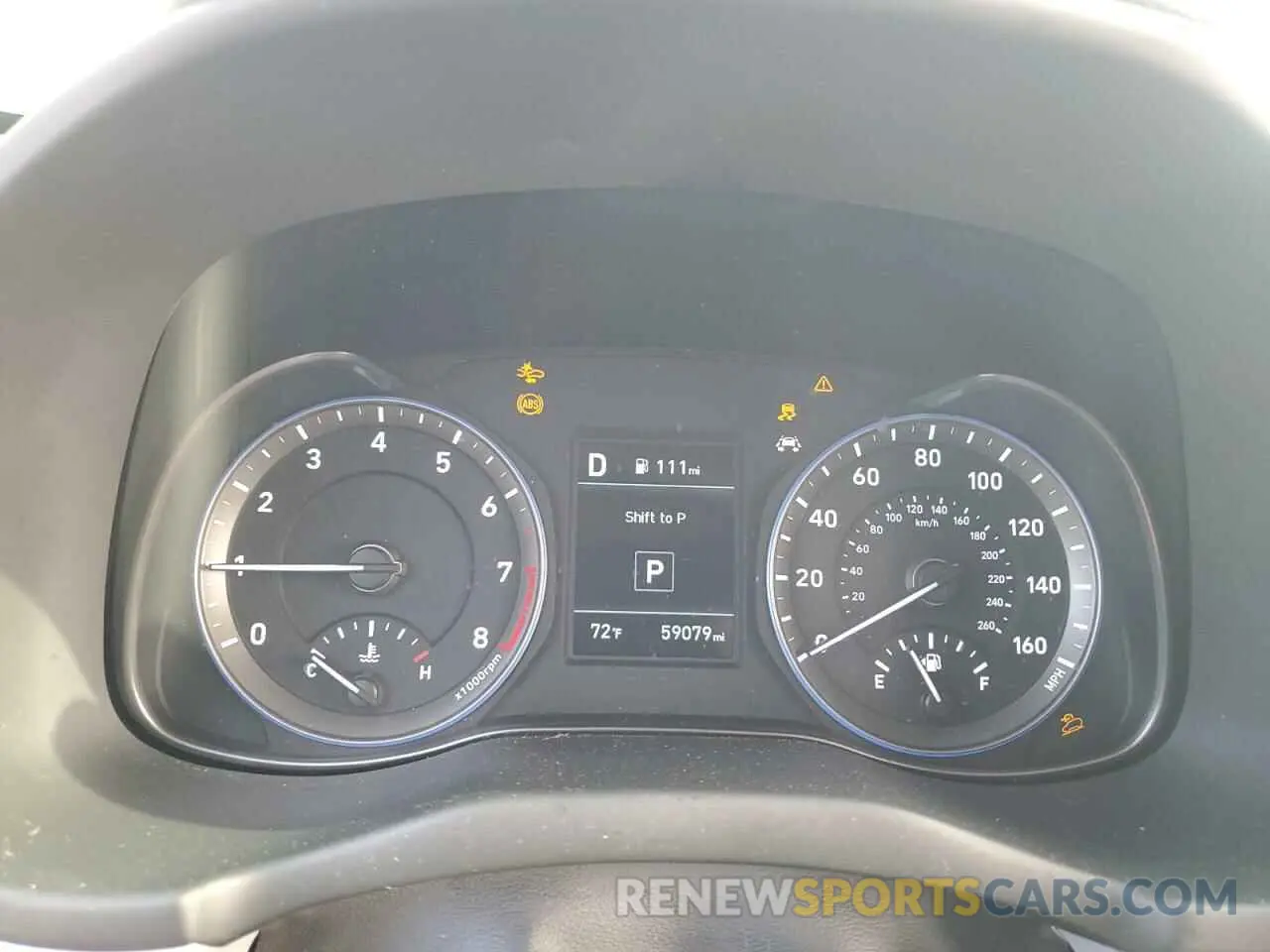 9 Photograph of a damaged car KM8K22AA6LU409554 HYUNDAI KONA 2020
