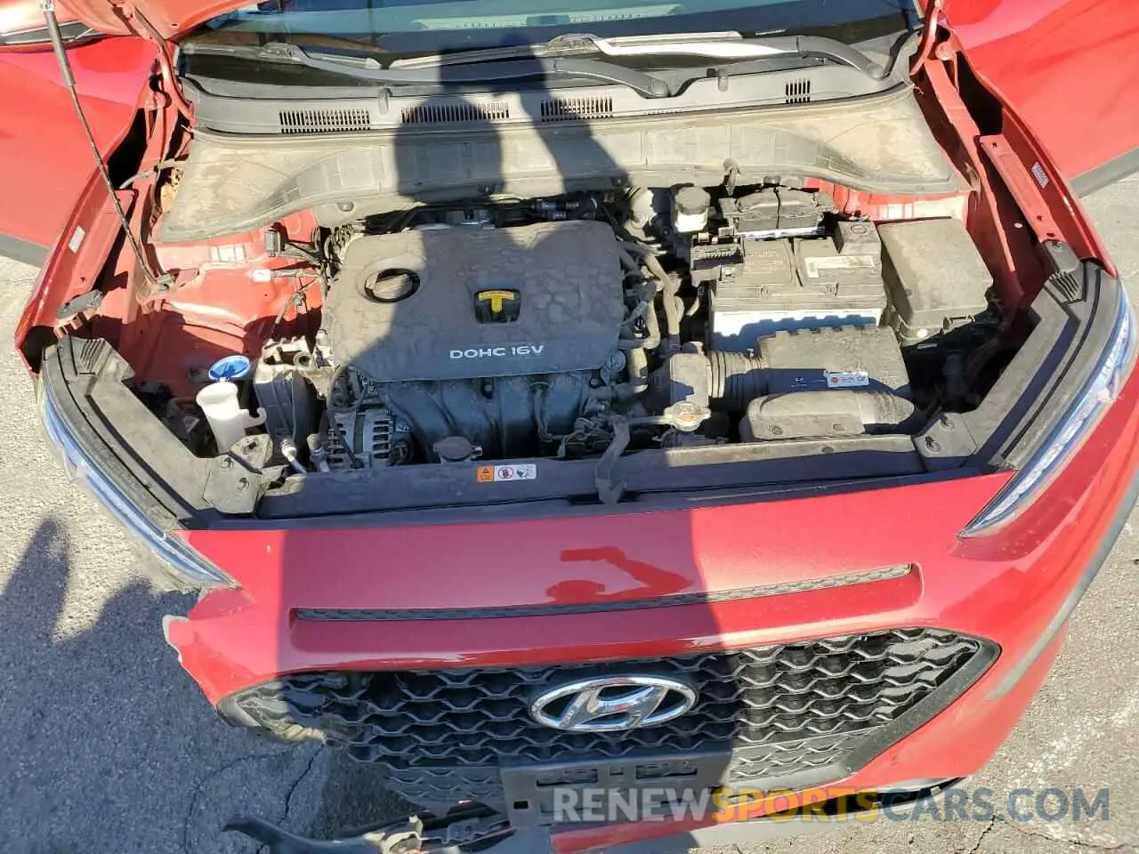 14 Photograph of a damaged car KM8K22AA6LU490524 HYUNDAI KONA 2020