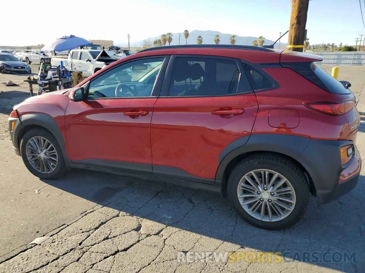 2 Photograph of a damaged car KM8K22AA6LU490524 HYUNDAI KONA 2020